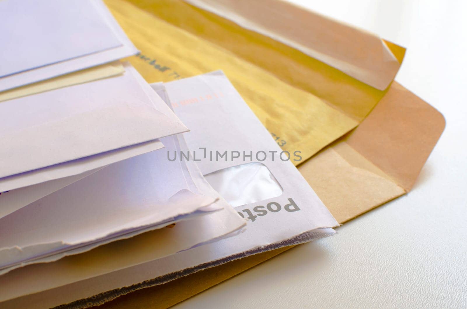 A pile of envelopes - mail correspondence