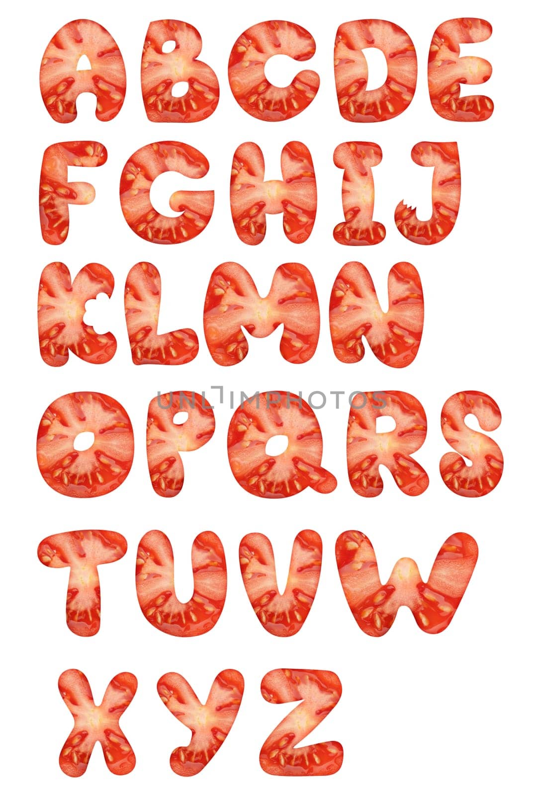 tomato alphabet