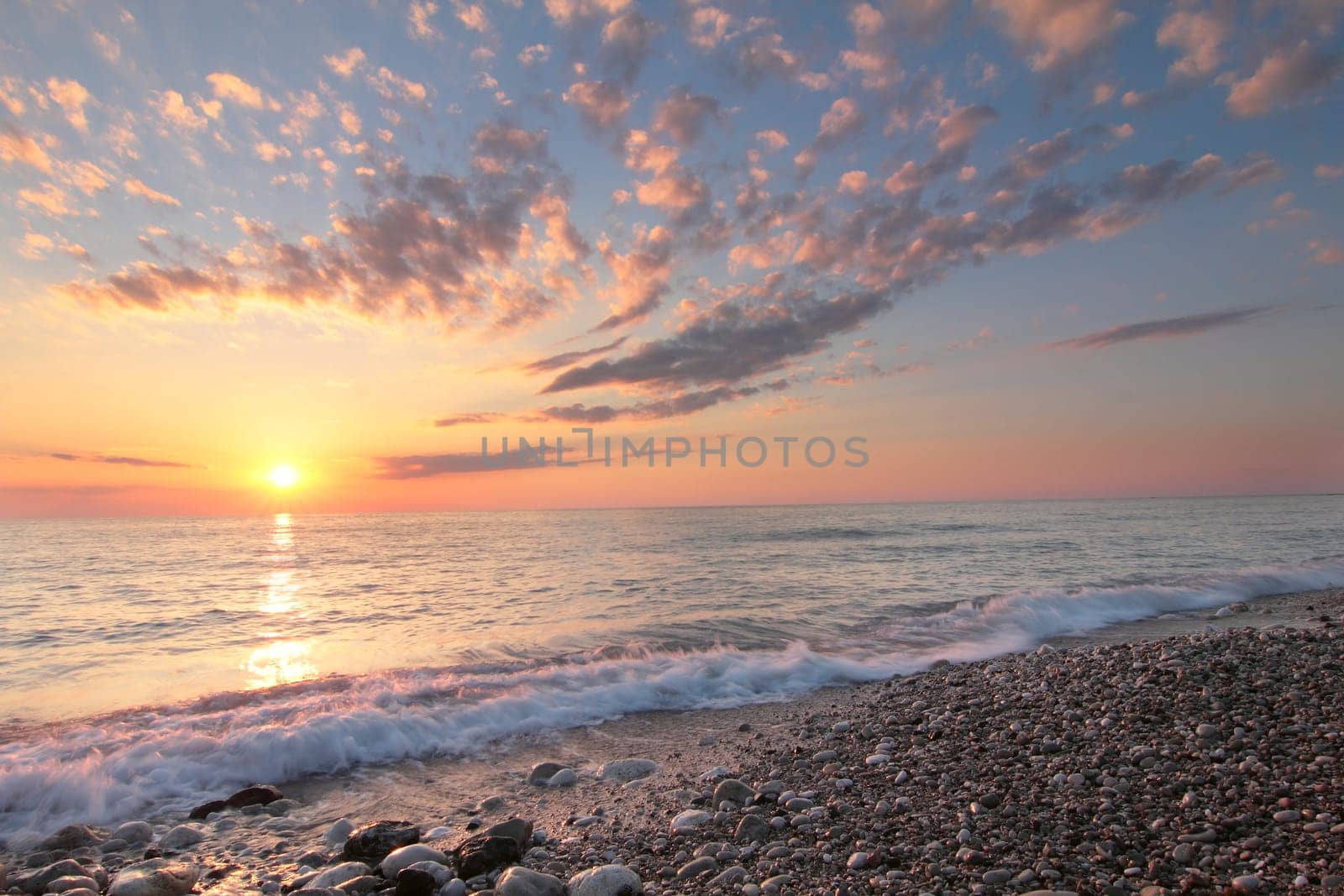 Sunset on the Mediterranean Sea, Lebanon.