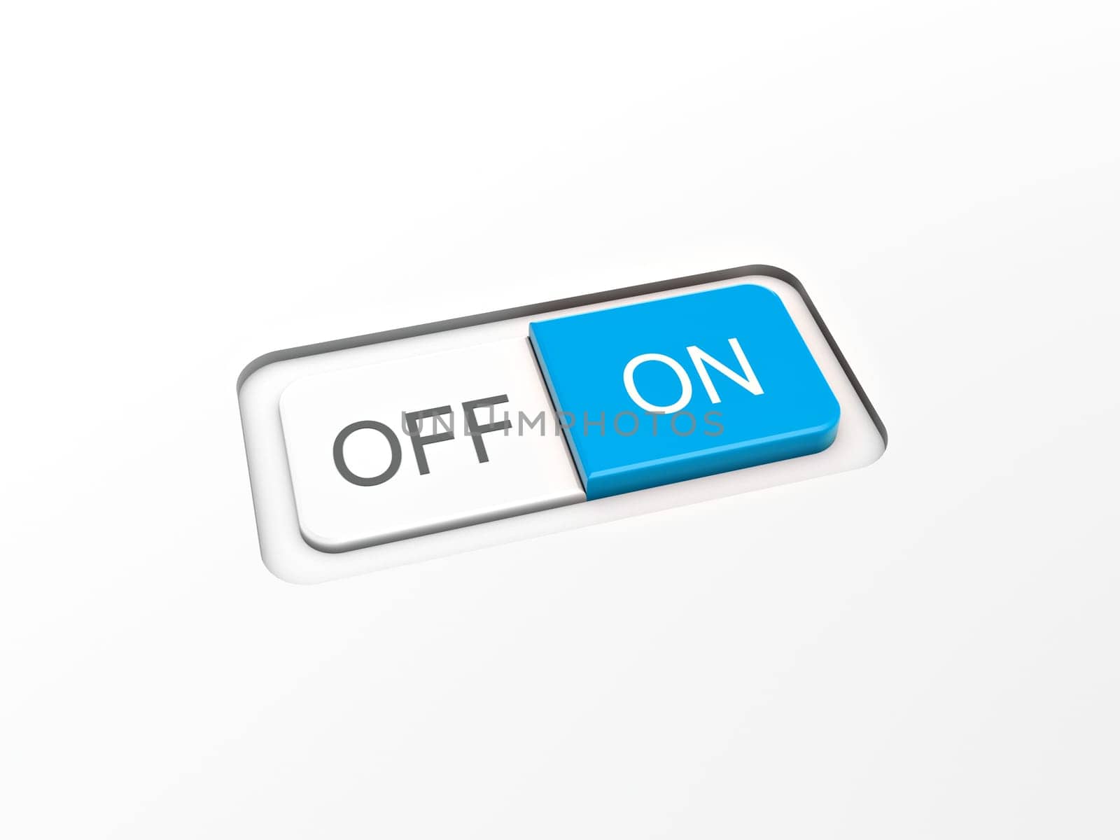 switch on off button on white board