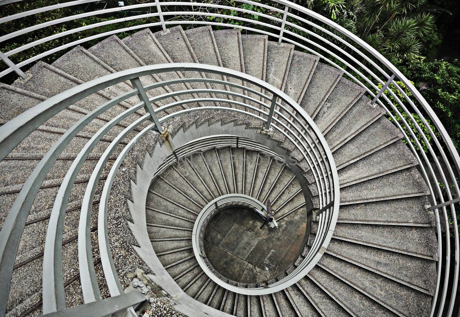 beautiful spiraling stairs