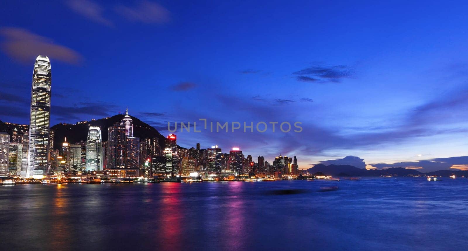 Hong Kong at night