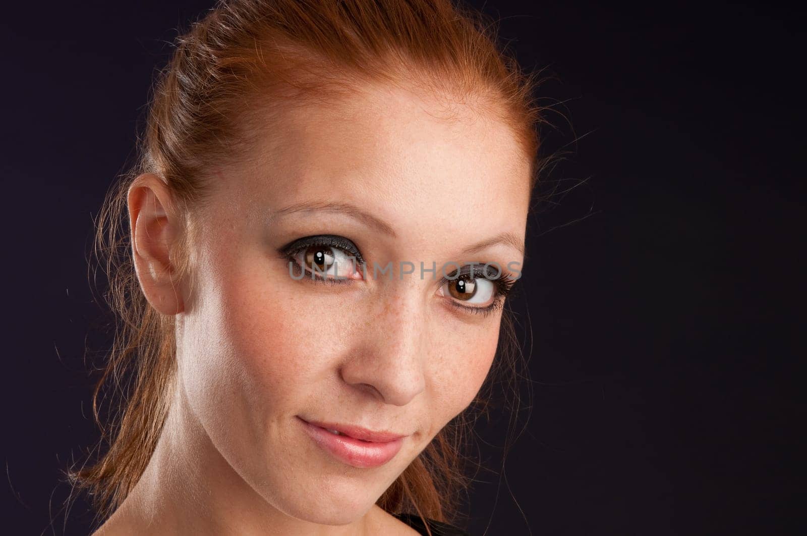 closeup portrait of sexy woman
