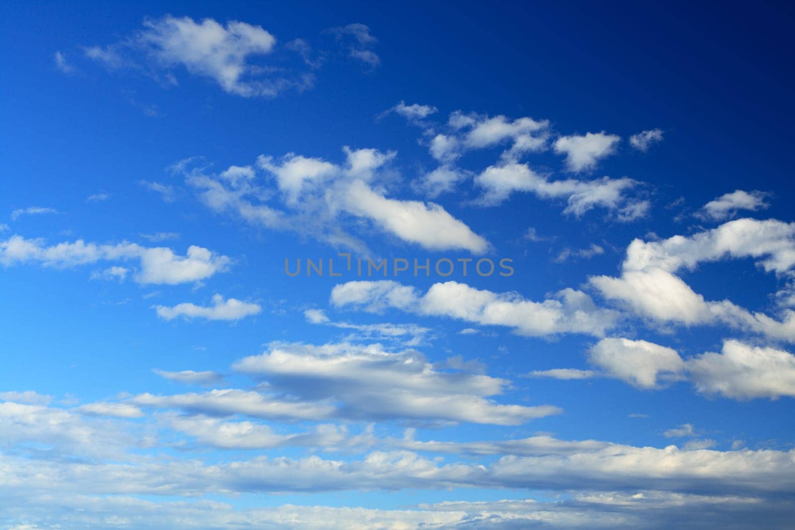 Beautiful clouds on a autumn day on the mountain