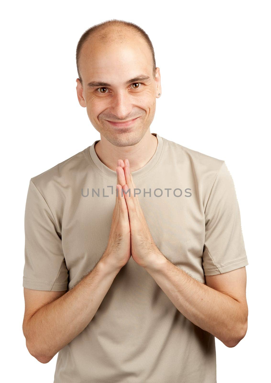 Portrait of a cheerful young guy