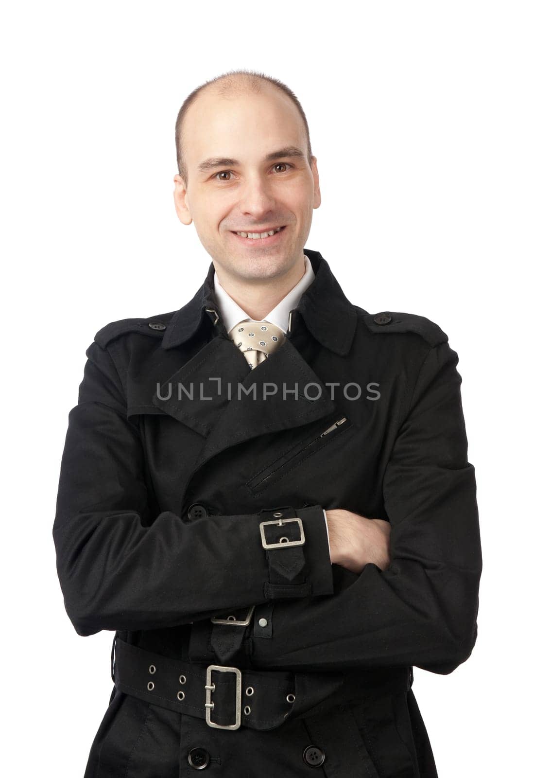Portrait of a happy businessman smiling