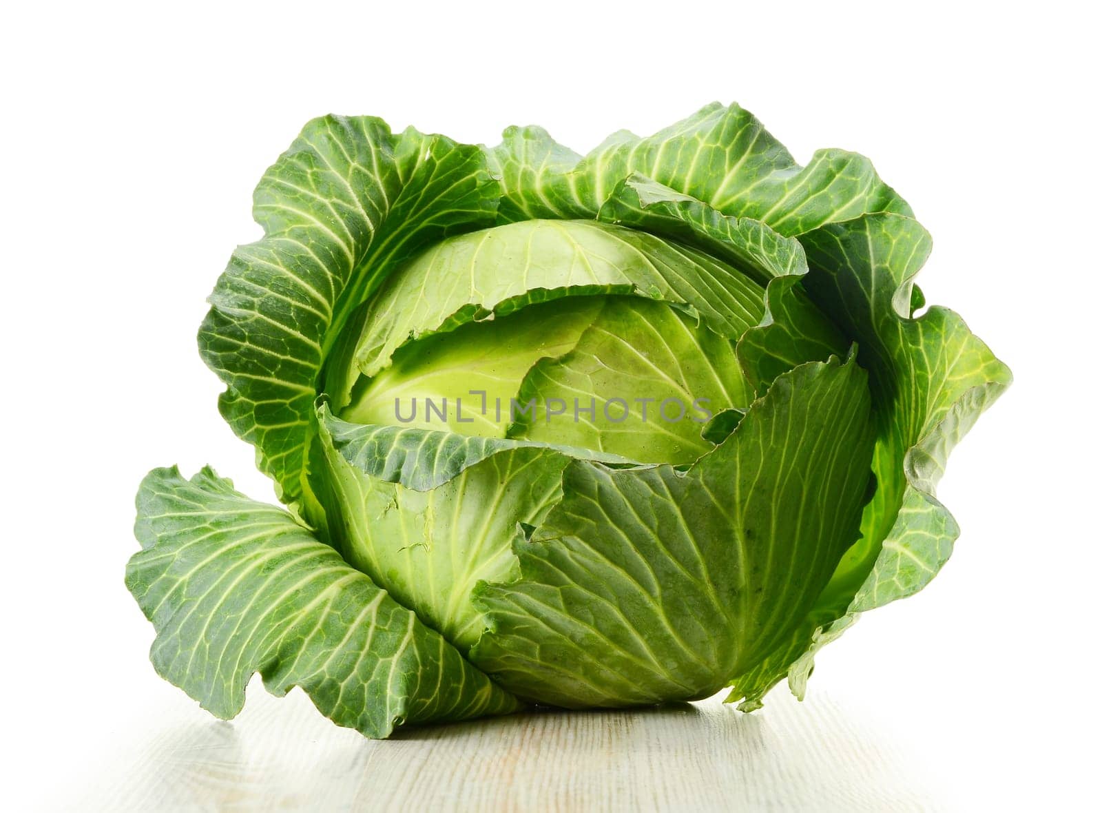Cabbage isolated on white