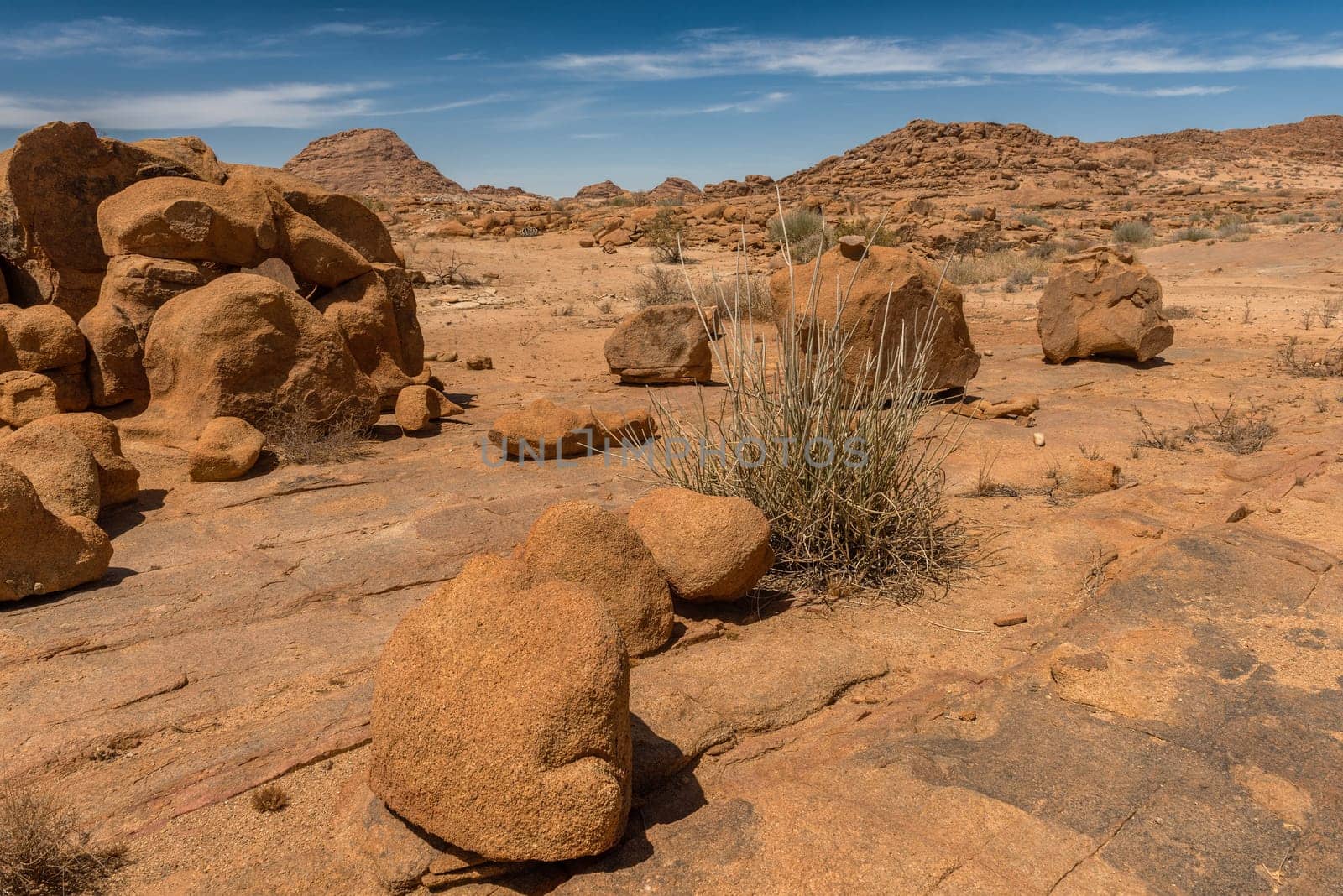 granite rock formations at the Spitzkoppe in Namibia