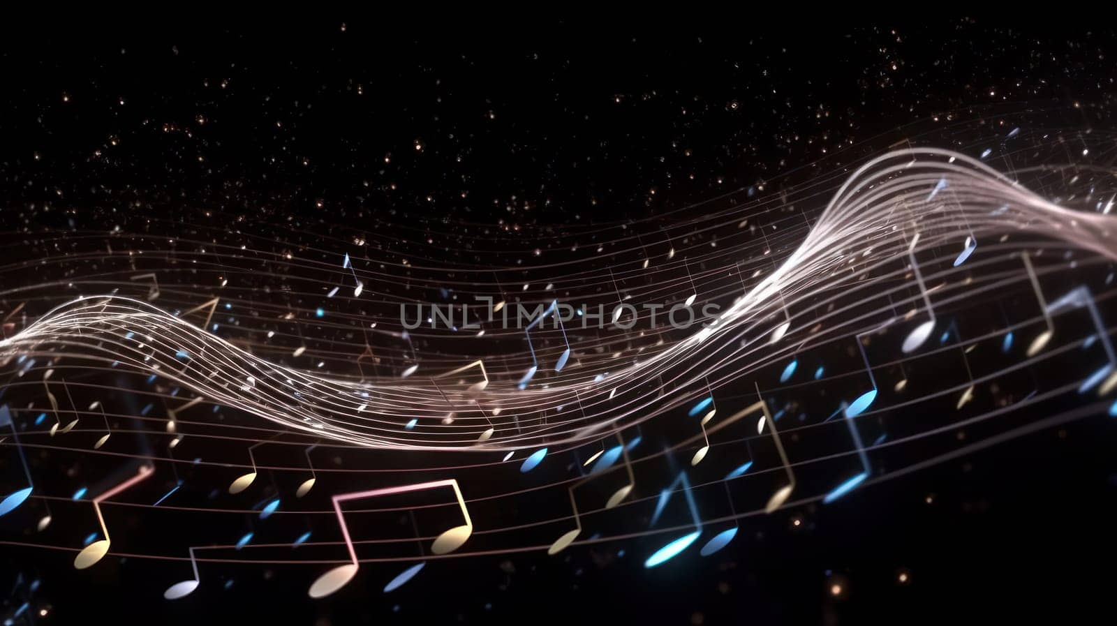This stunning 8K photo captures a stream of musical notes passing through an optic fiber, creating a mesmerizing and ultra-realistic display. The level of detail is simply breathtaking, showcasing the intricacies of the notes as they travel through the fiber. This photo is perfect for anyone who loves music or technology and wants a unique and striking piece of art for their collection.