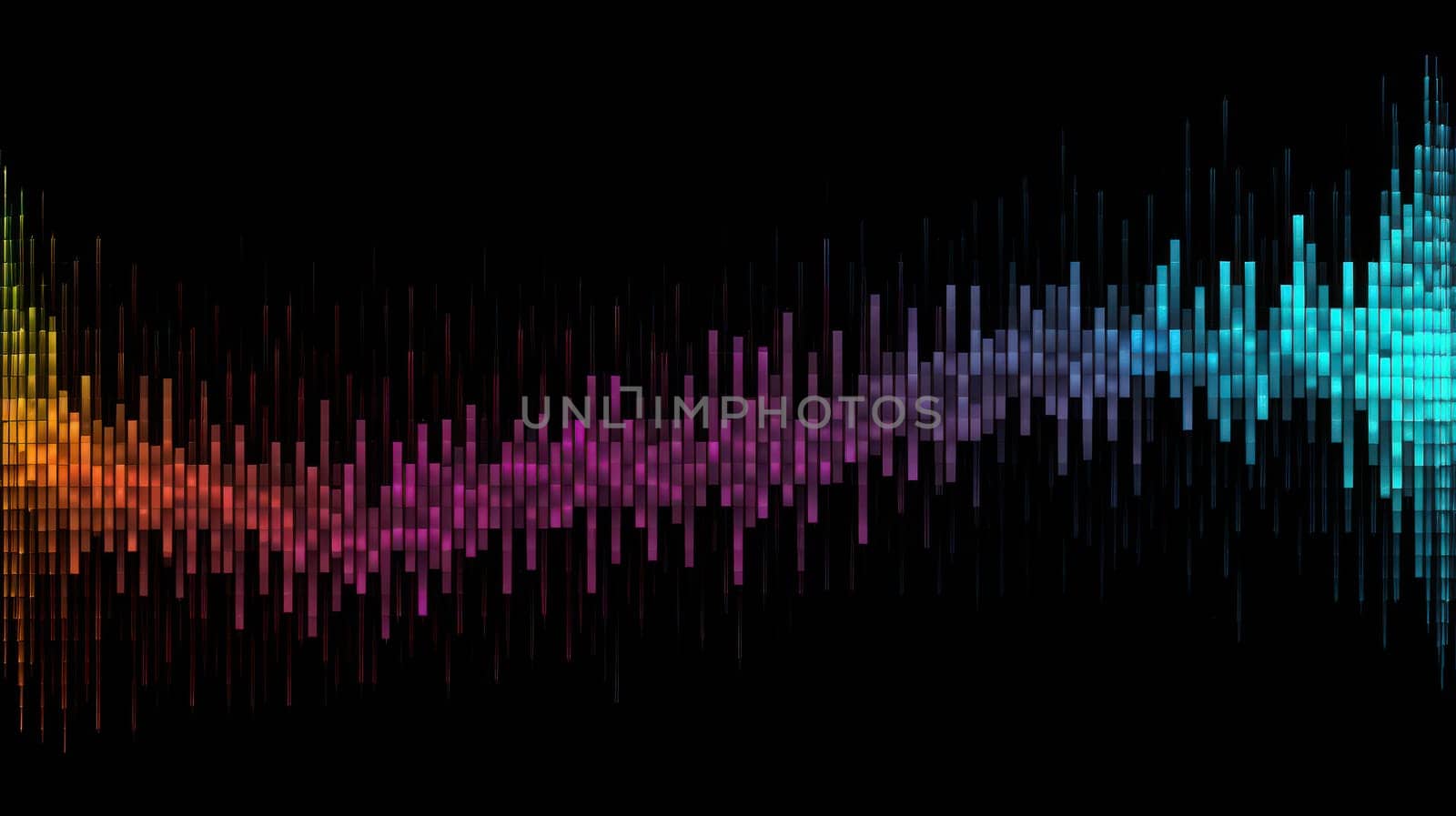 This photo showcases a unique audio waveform created entirely from colored ascii symbols. The result is a visually stunning representation of sound waves that is both artistic and technical. The high resolution and aspect ratio of 8k --ar 16:9 make it perfect for a variety of uses. The image is sure to appeal to anyone interested in digital art, music, or technology.