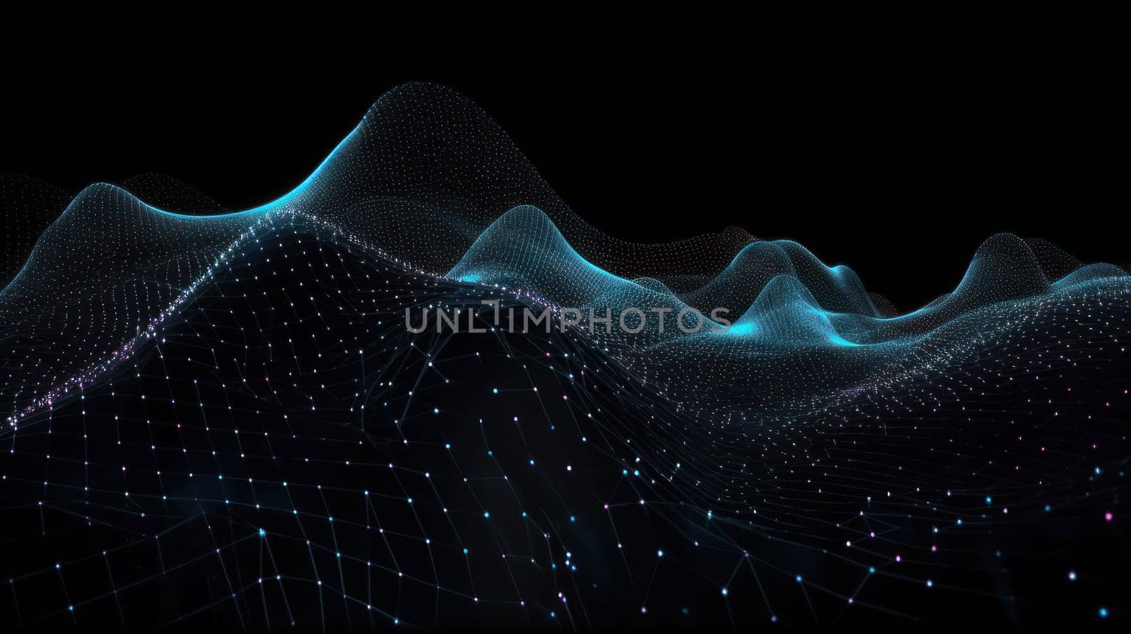 This stunning 3D rendering features a dynamic visual representation of big data in the form of a musical stream of interweaving dots. The vibrant colors and intricate patterns create a mesmerizing abstract background, perfect for use in presentations, marketing materials, or artistic projects. With its highly detailed and realistic design, this image is sure to capture the attention of any viewer.