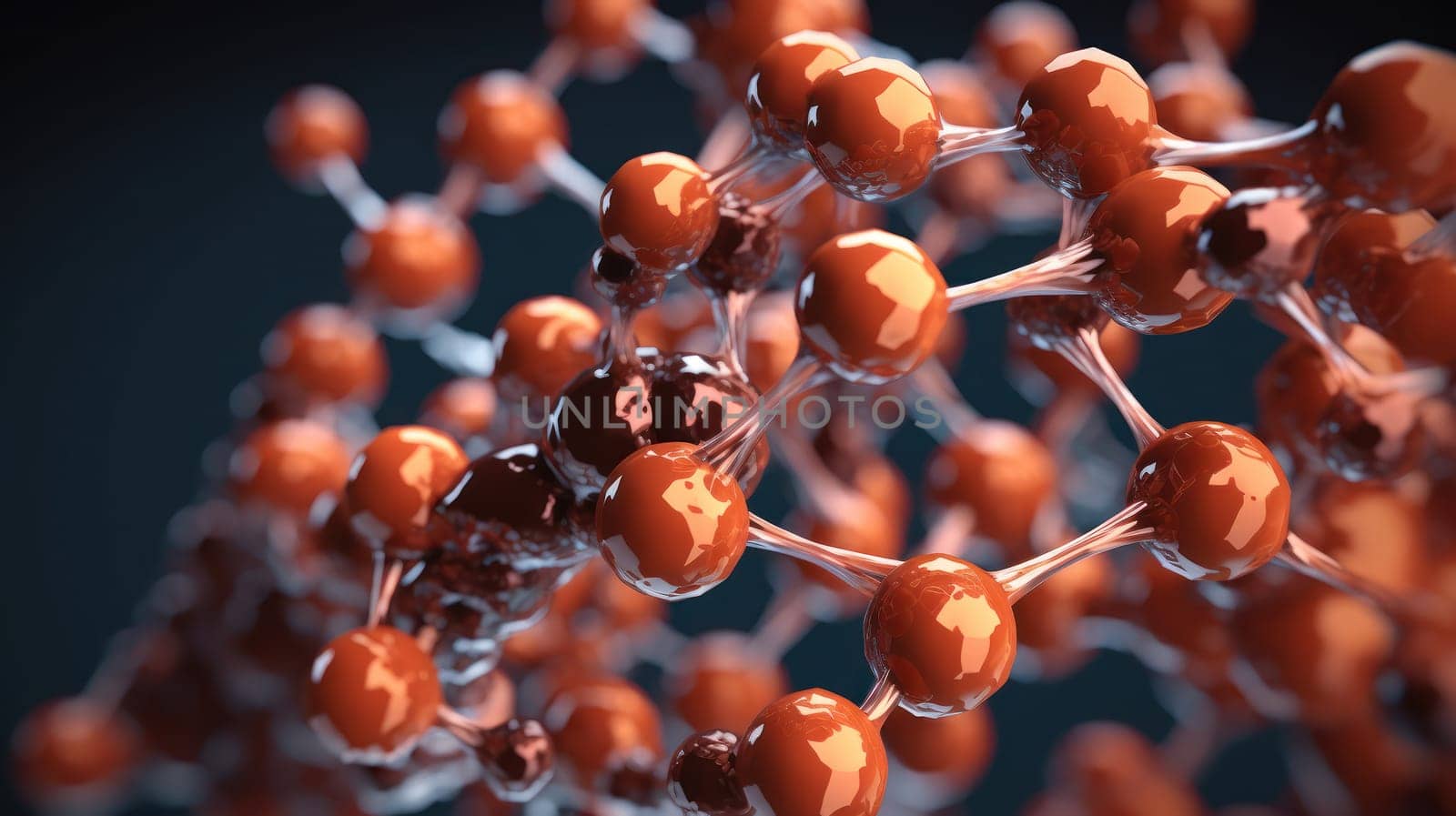 This photograph captures the complex and detailed molecular structure of a substance in stunning 8K resolution. Each atom and bond is depicted with incredible clarity, allowing viewers to appreciate the beauty and complexity of the microscopic world. This image is perfect for use in scientific research, educational materials, and artistic endeavors.
