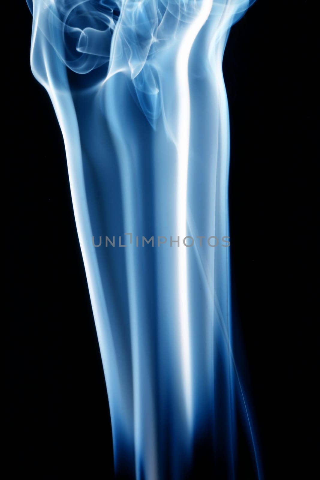 blue smoke abstract background close up
