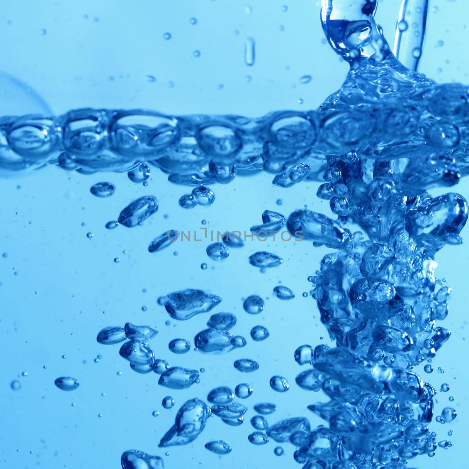 water bubbles macro close up