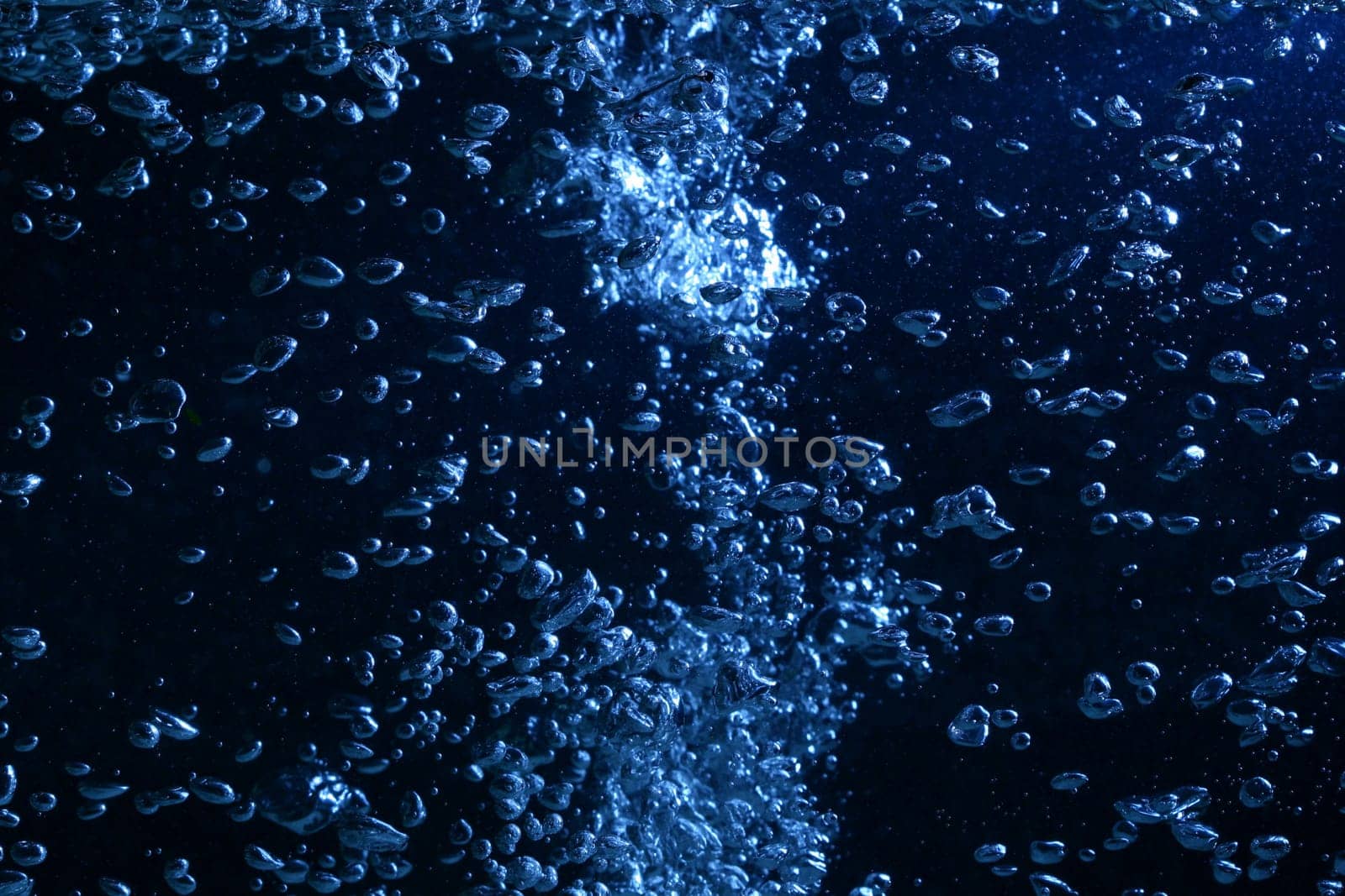 water bubbles macro close up