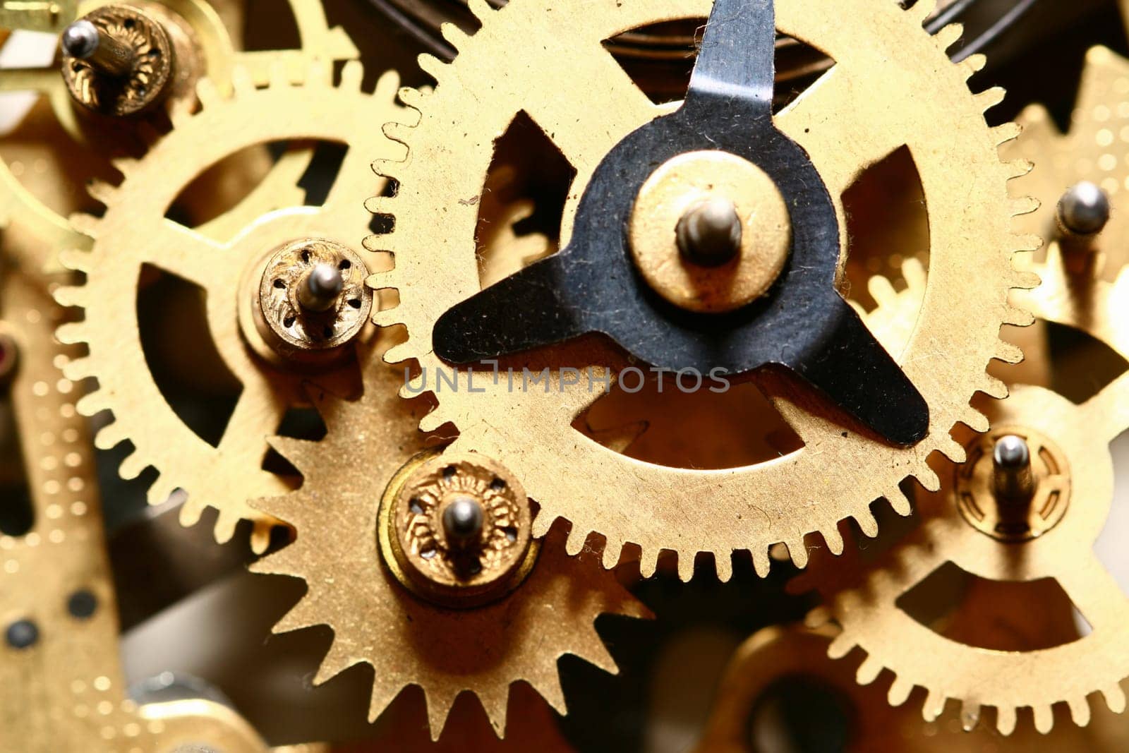 time gear inside my rare clock