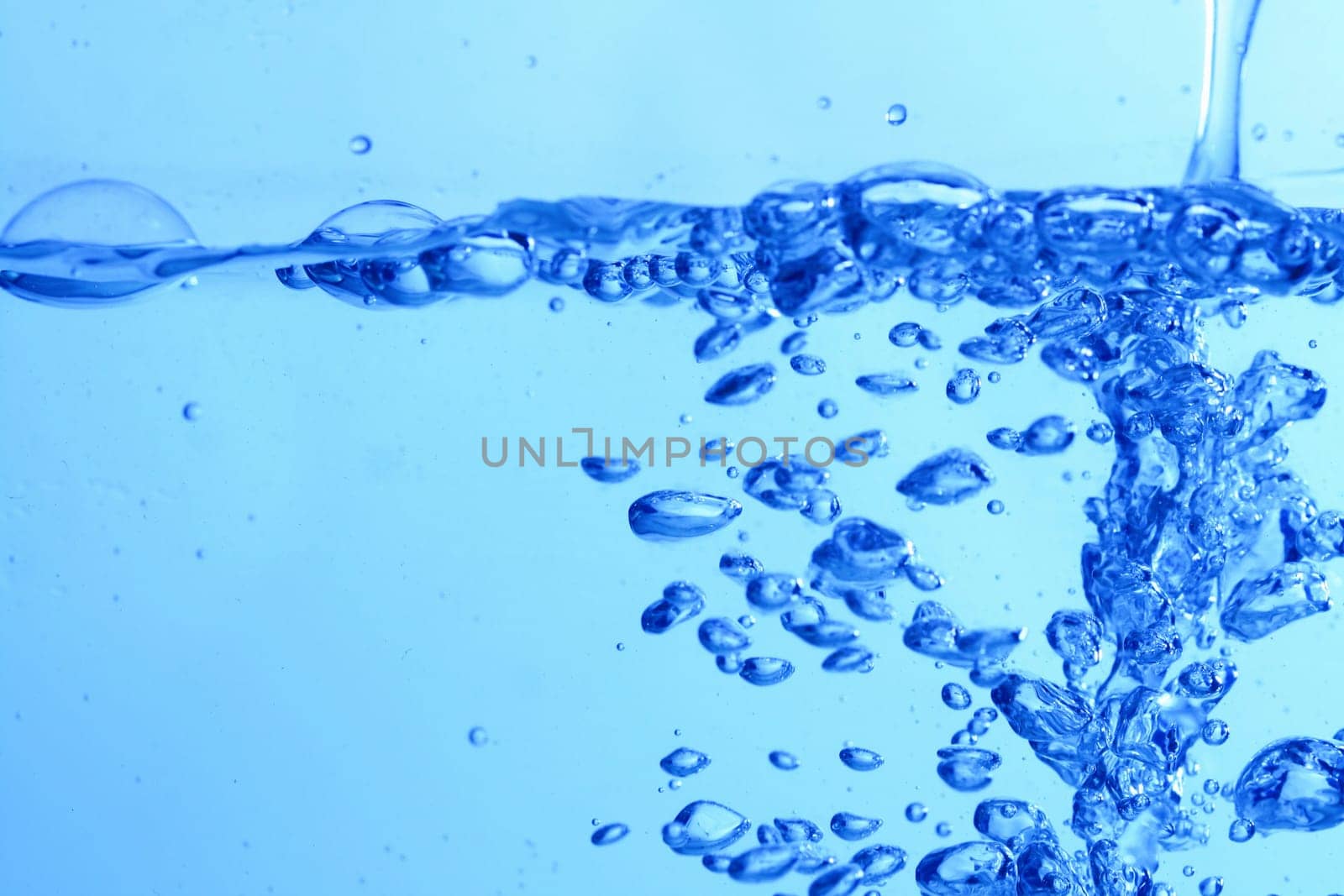 water bubbles macro close up