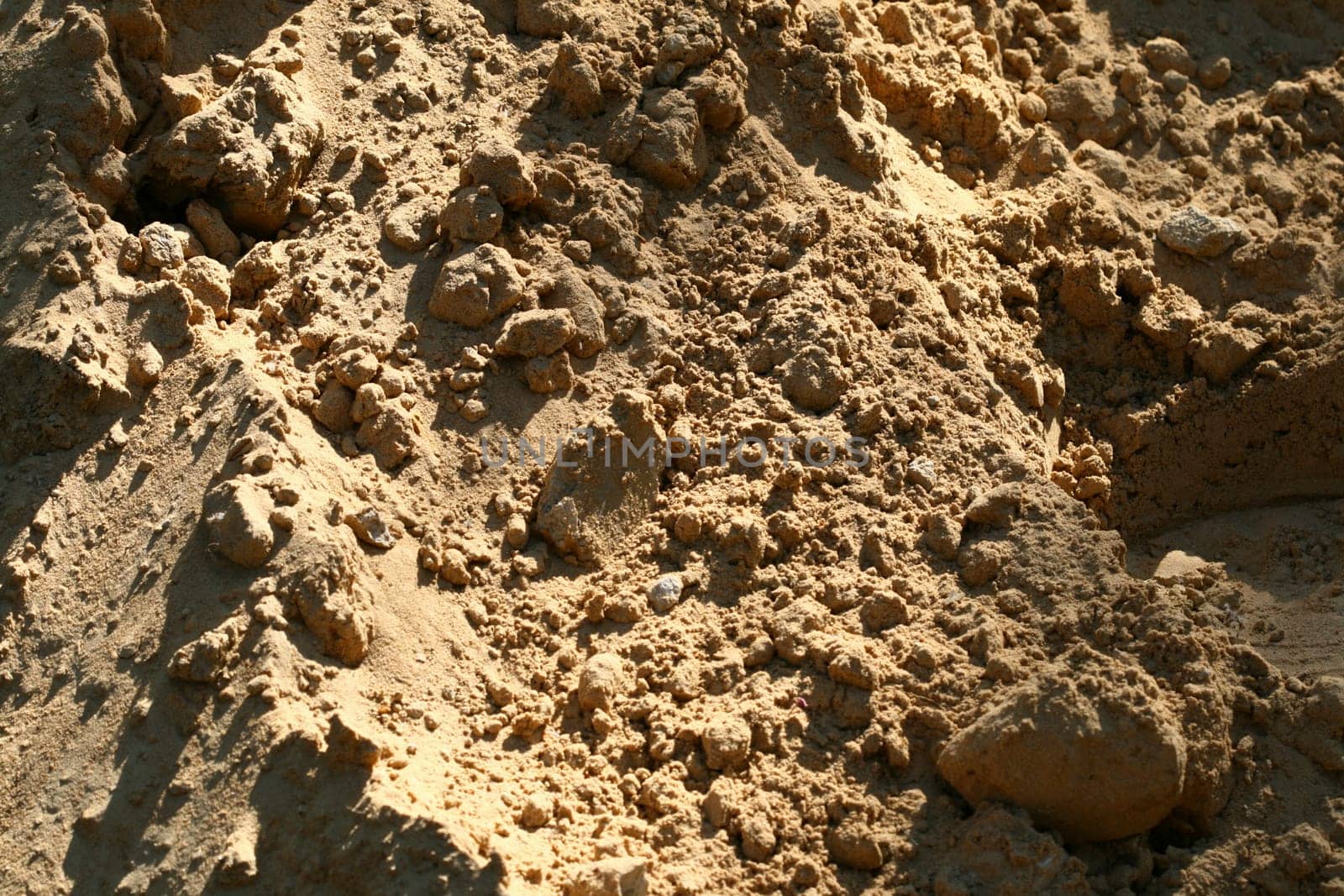 golden sand beach nature background