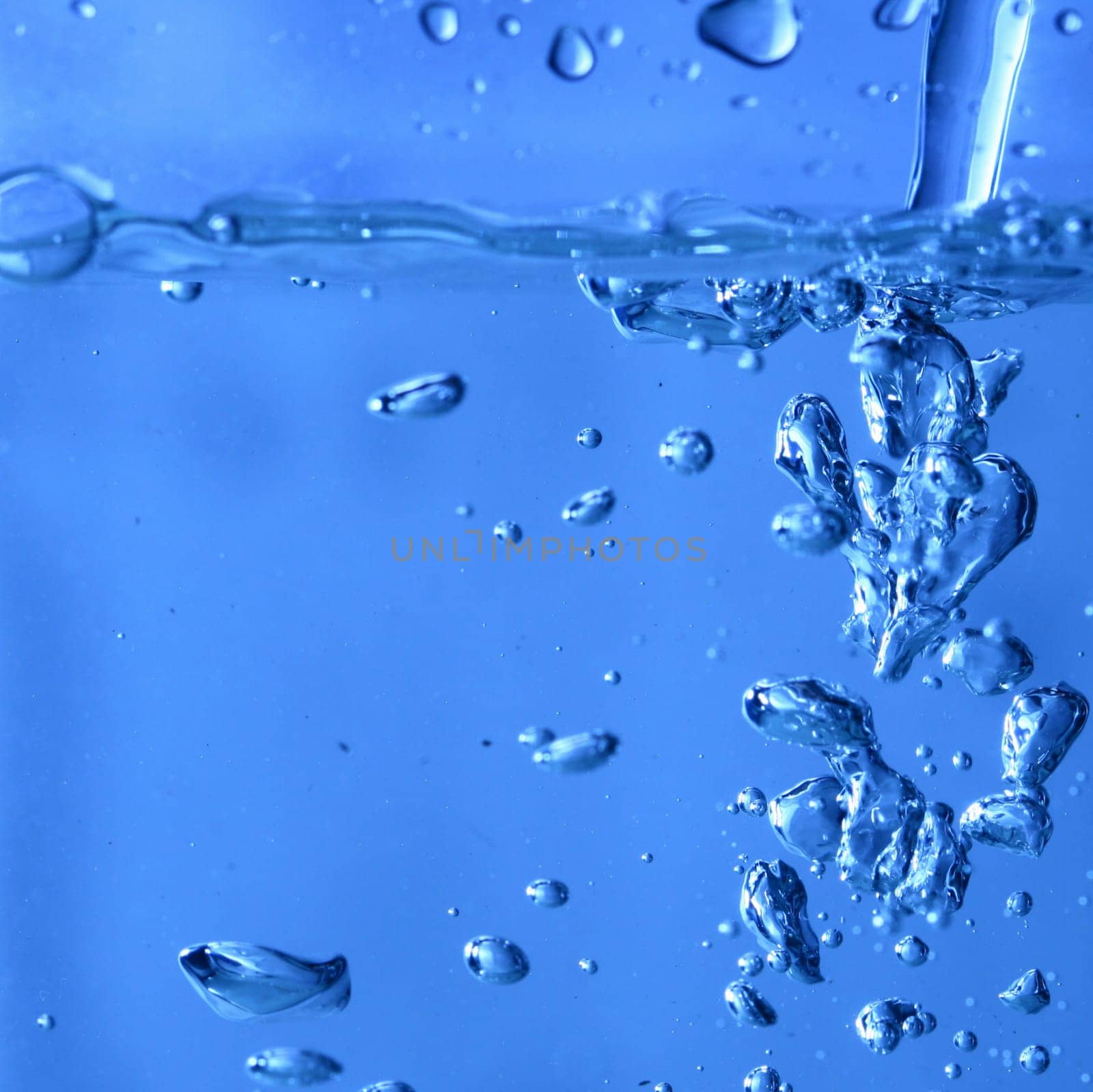 water bubbles macro close up