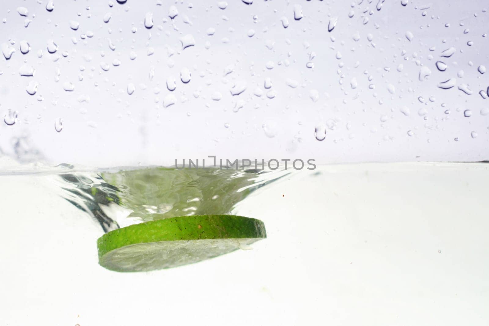 lime water splash freshness drink concept