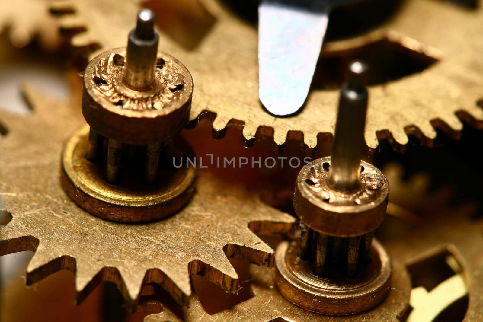 time gear inside my rare clock