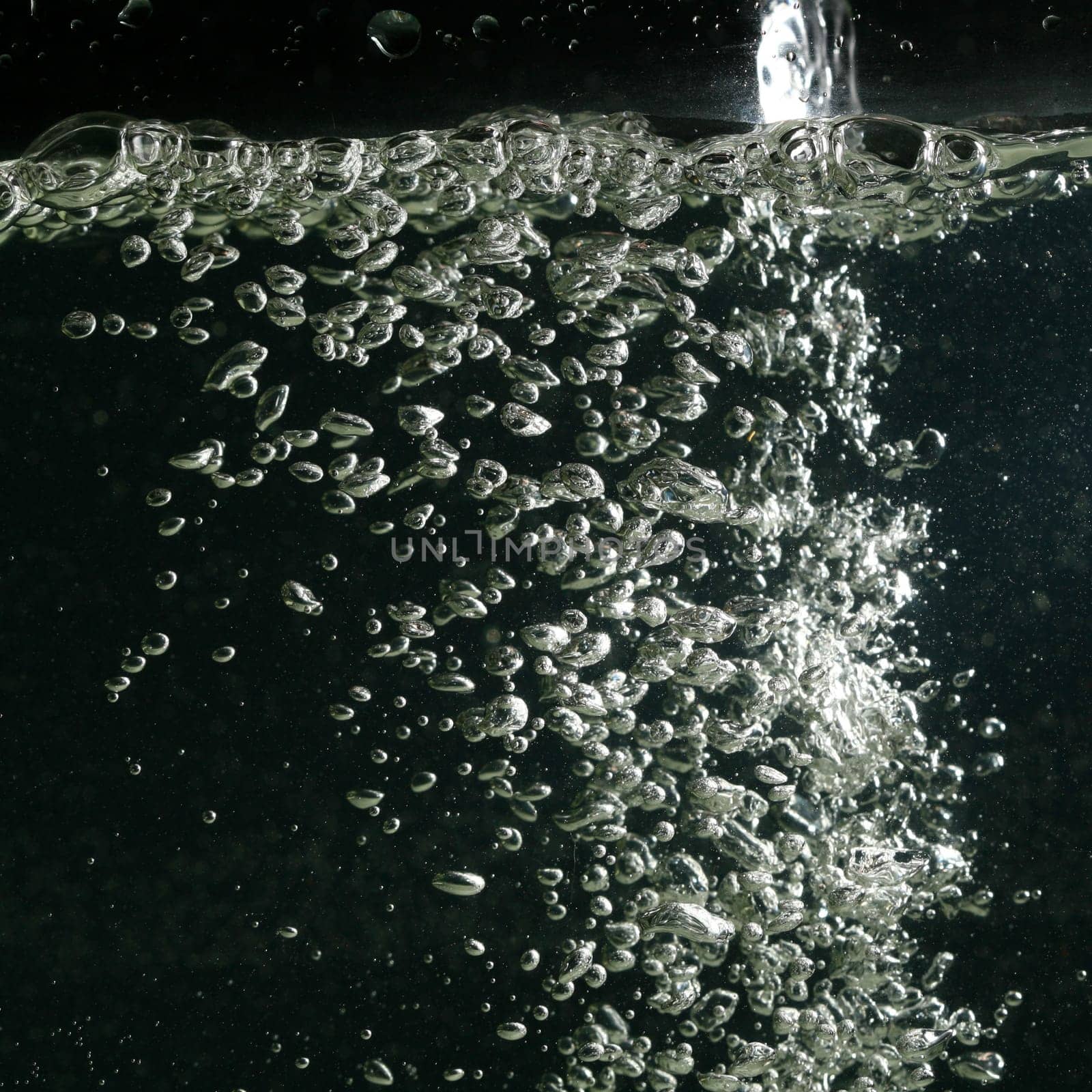 water bubbles macro close up
