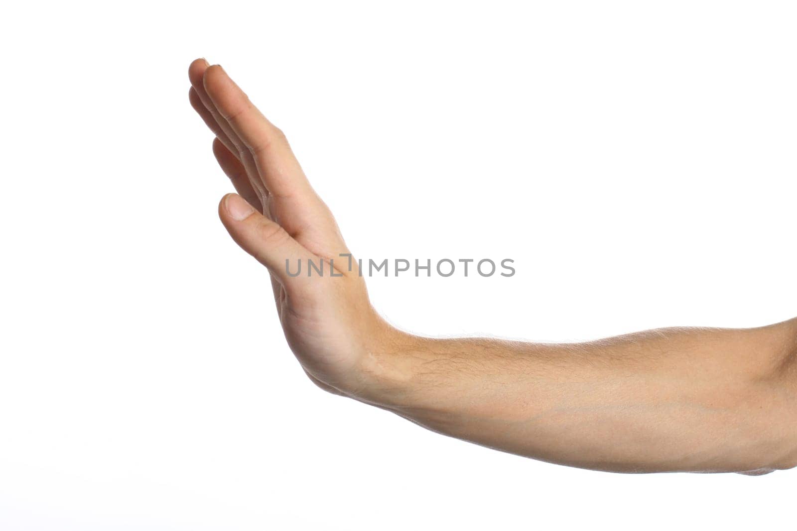The hand shows a sign stopping you from mistakes