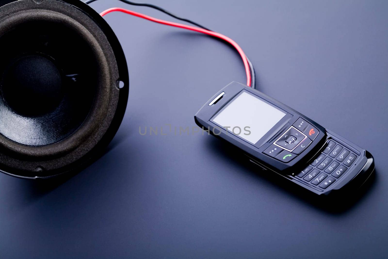 Mobile phone or cellphone - gsm, global connection and telecommunication.