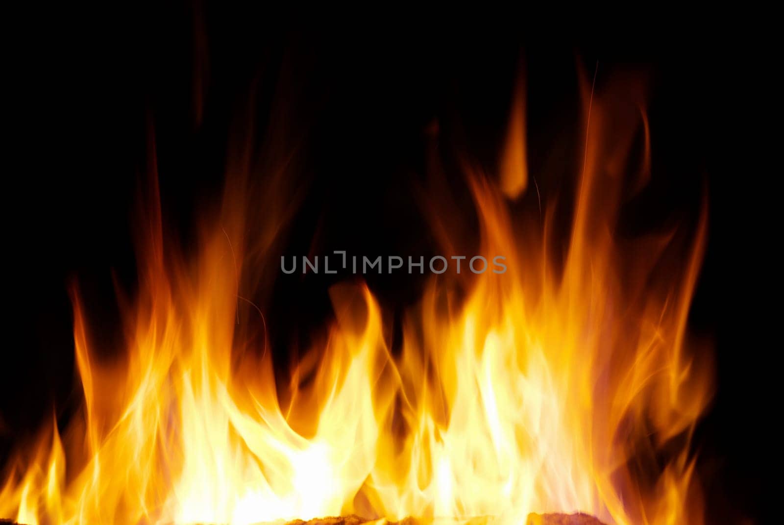 A nice fire in a fire place