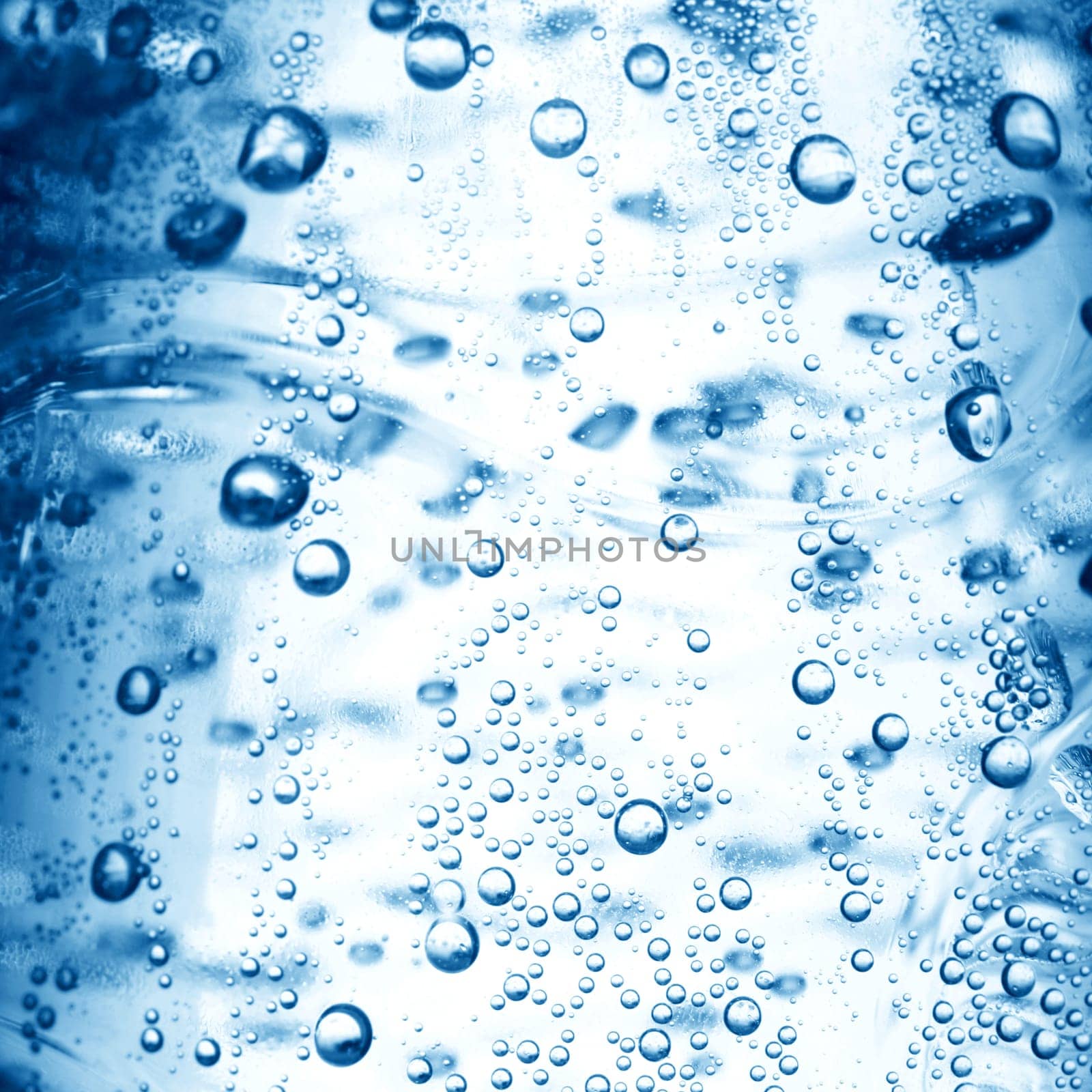 water bubbles close up background