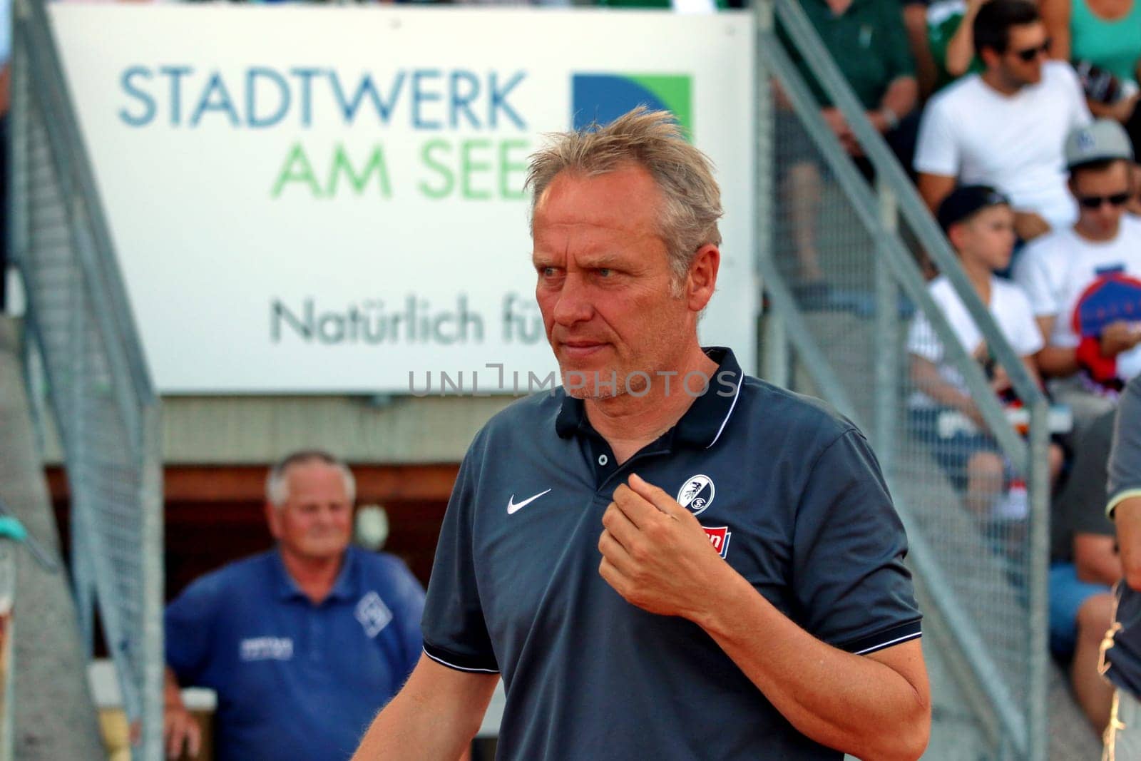 Trainer Christian Streich (Freiburg) at the test match Friedrichshafen