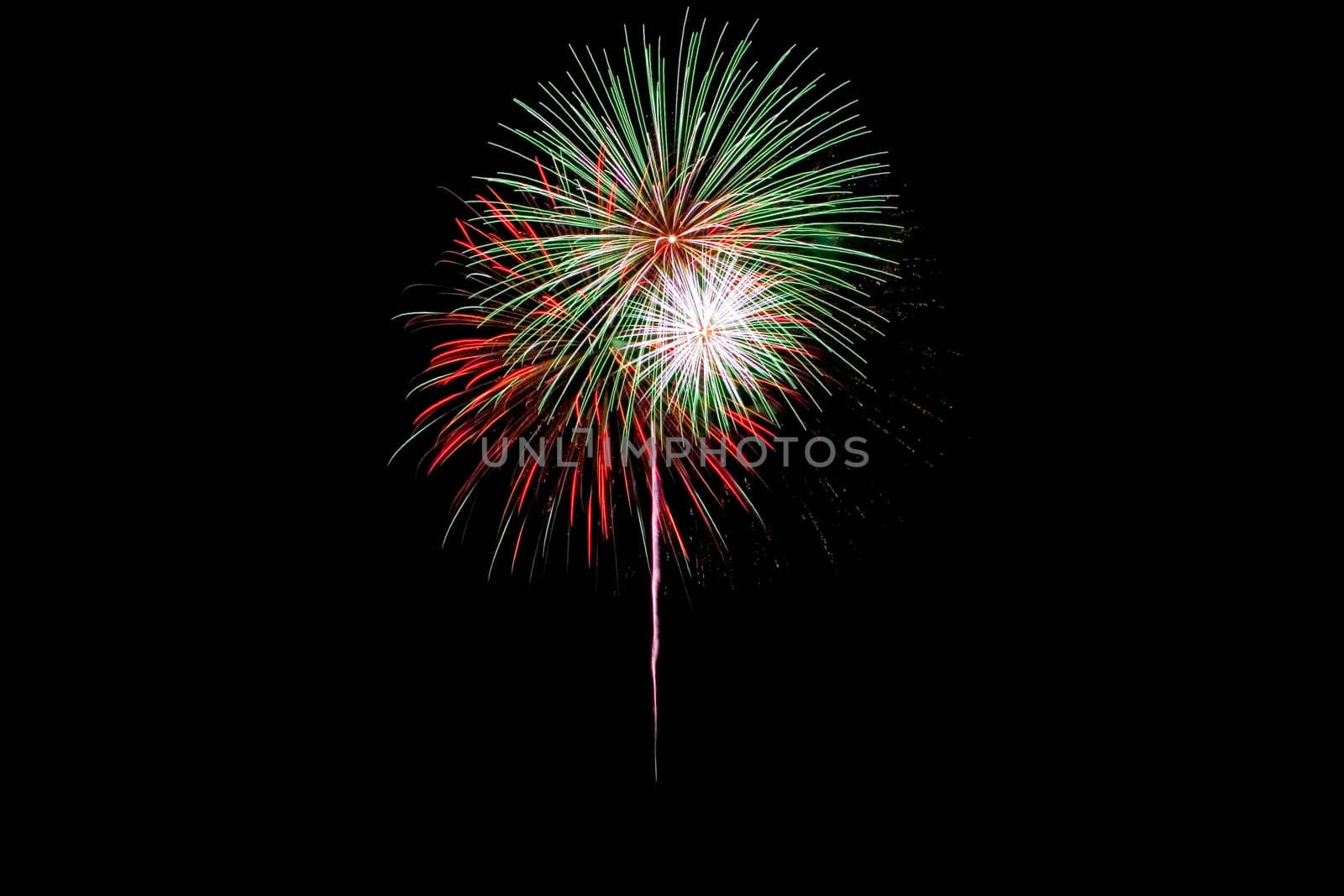 Fireworks on the 4th of July or New Years Eve