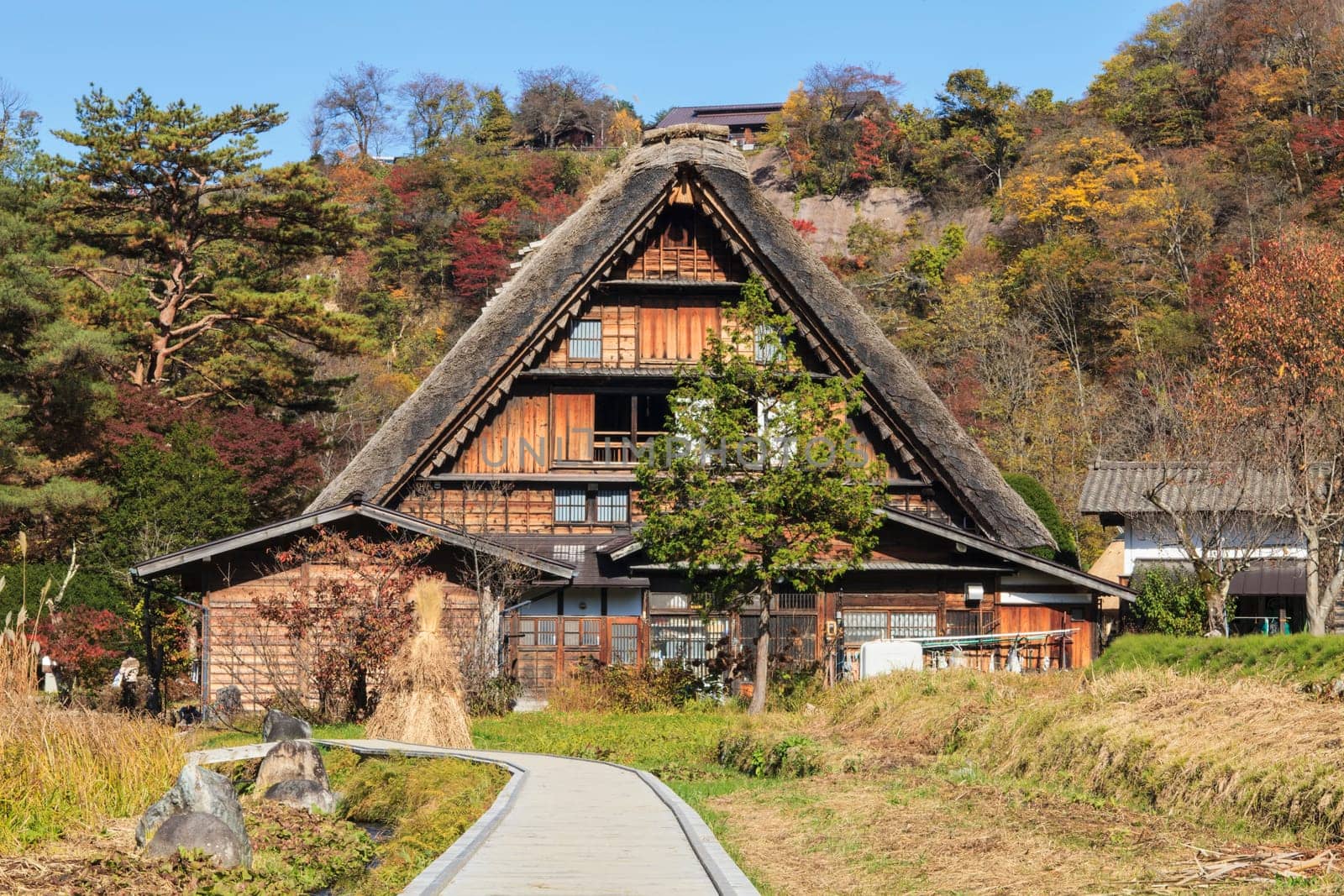 Traditional and Historical Japanese village Ogimachi - Shirakawa-go, Japan