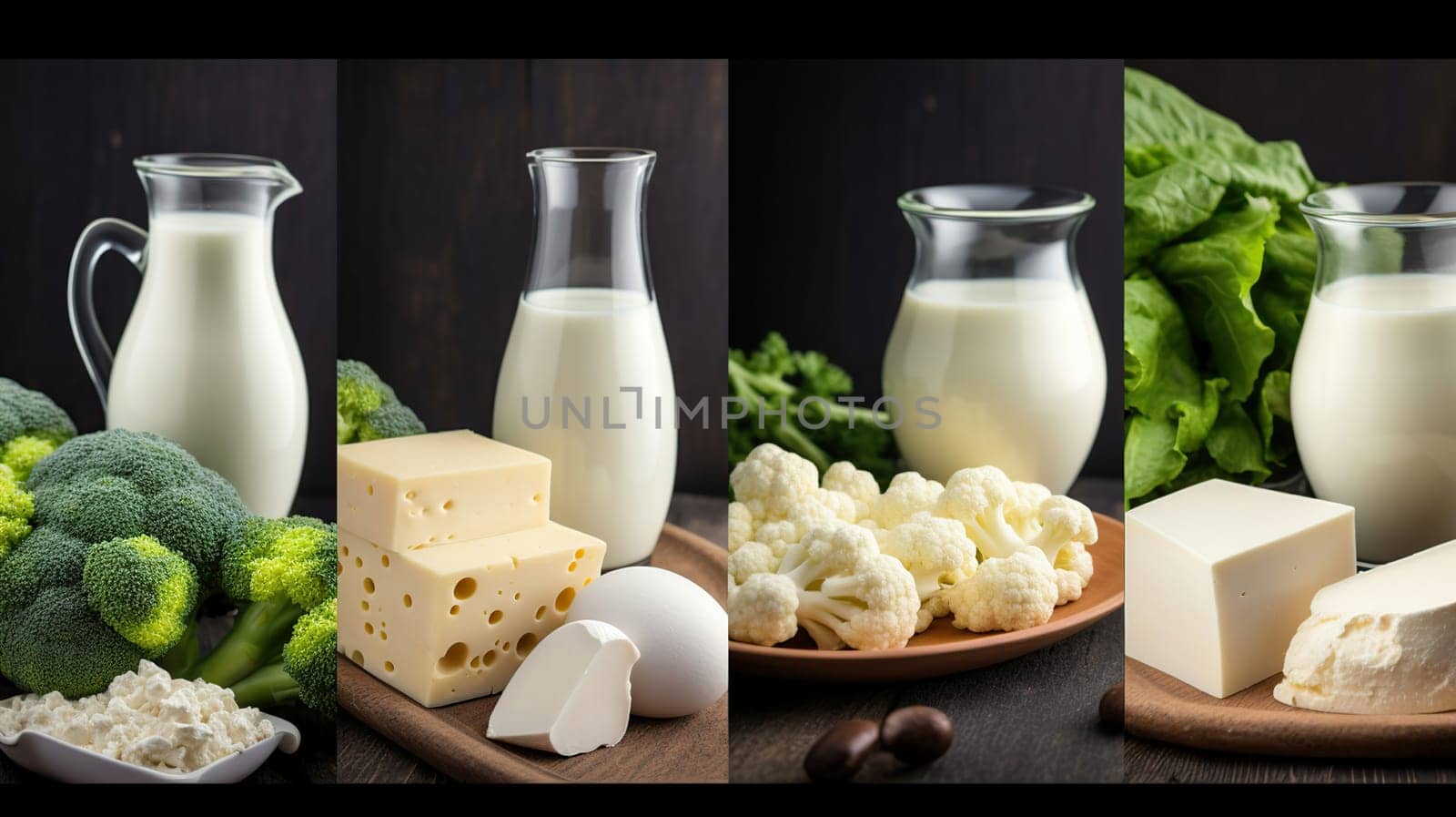 Foods High in Calcium for bone health, muscle constraction, lower cancer risks, weight loss, generative ai