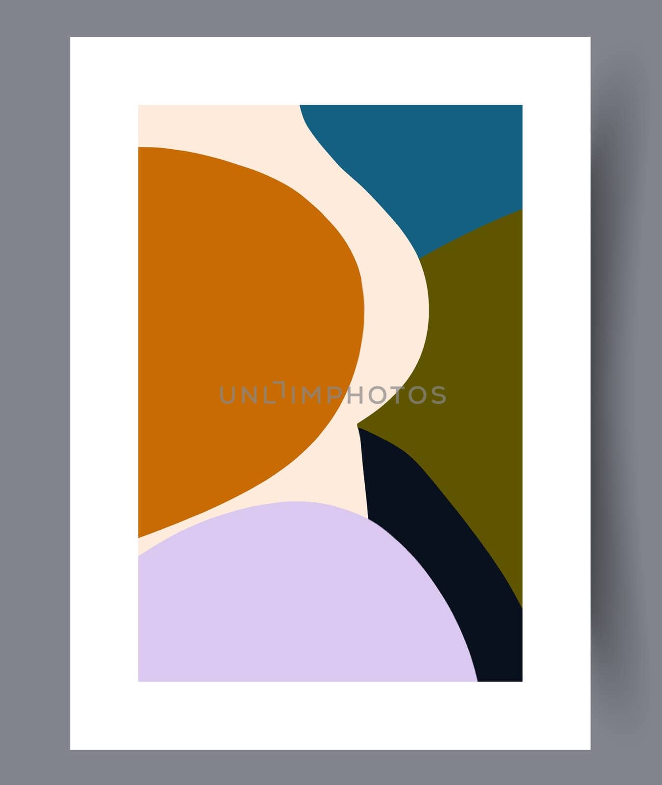 Still life flower nordic plant wall art print. Printable minimal abstract flower poster. Contemporary decorative background with plant. Wall artwork for interior design.