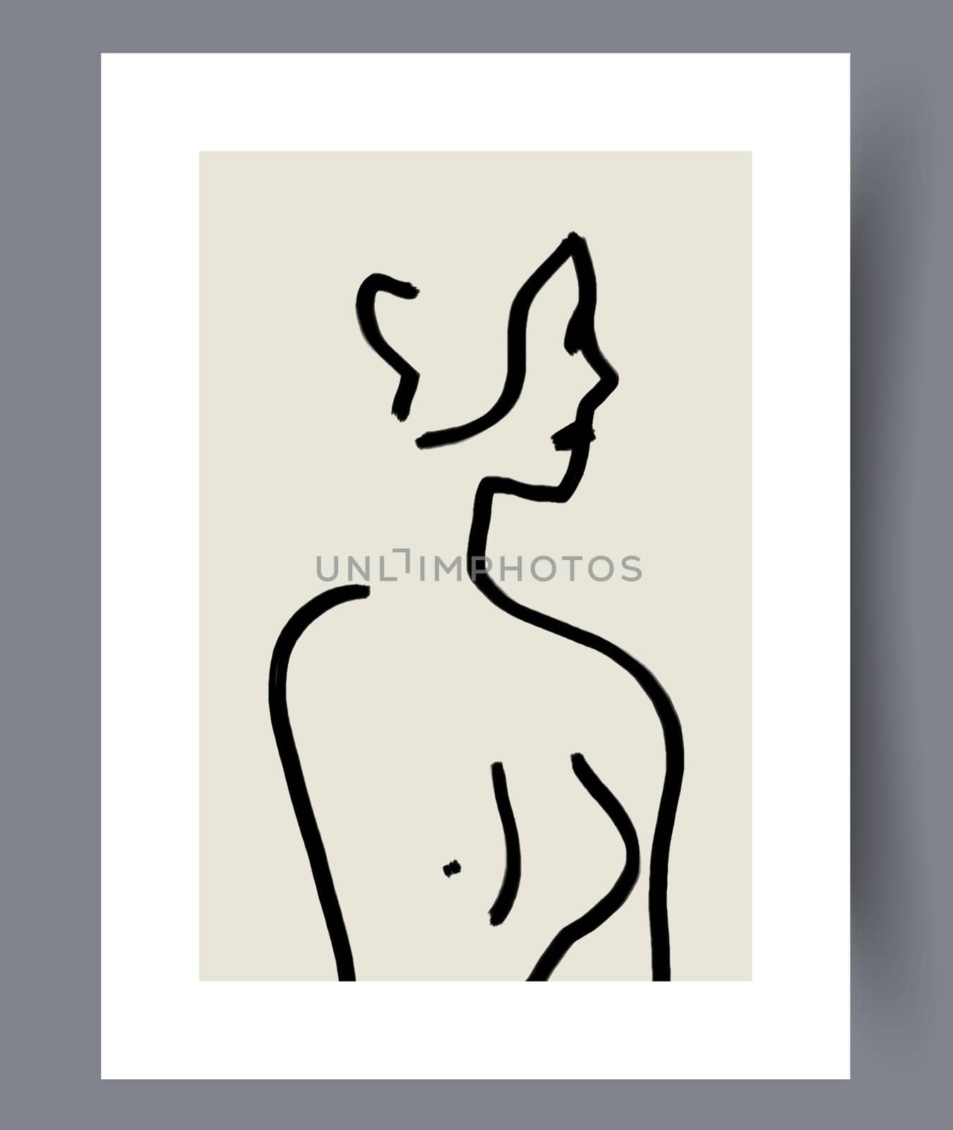 Still life flower nordic plant wall art print. Printable minimal abstract flower poster. Contemporary decorative background with plant. Wall artwork for interior design.