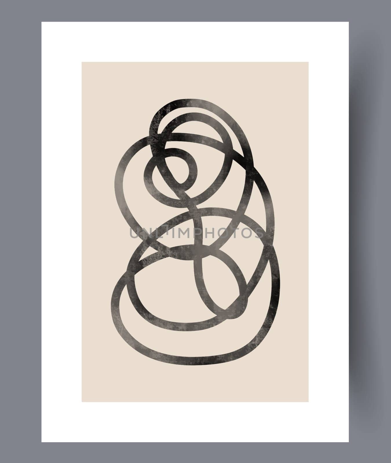 Still life flower nordic plant wall art print. Printable minimal abstract flower poster. Contemporary decorative background with plant. Wall artwork for interior design.
