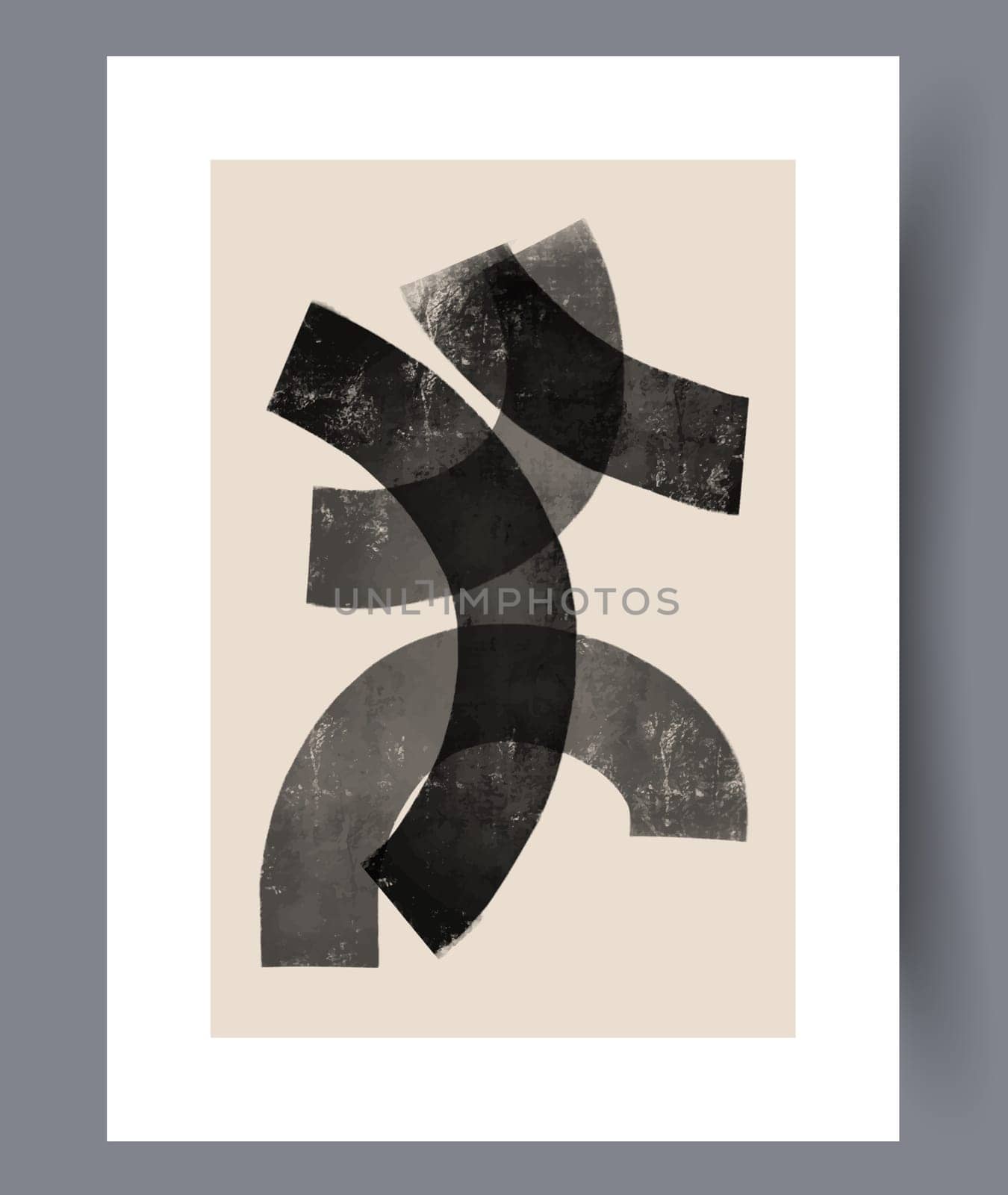Still life flower nordic plant wall art print. Printable minimal abstract flower poster. Contemporary decorative background with plant. Wall artwork for interior design.