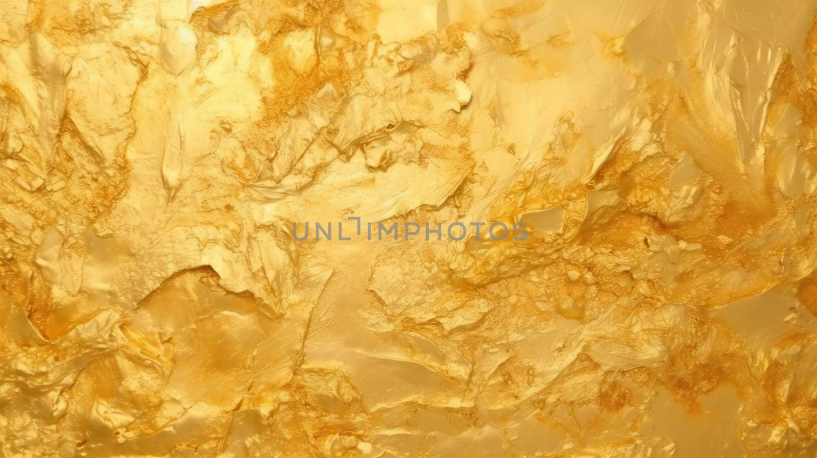 Grunge golden wall - Generative AI - AI generated