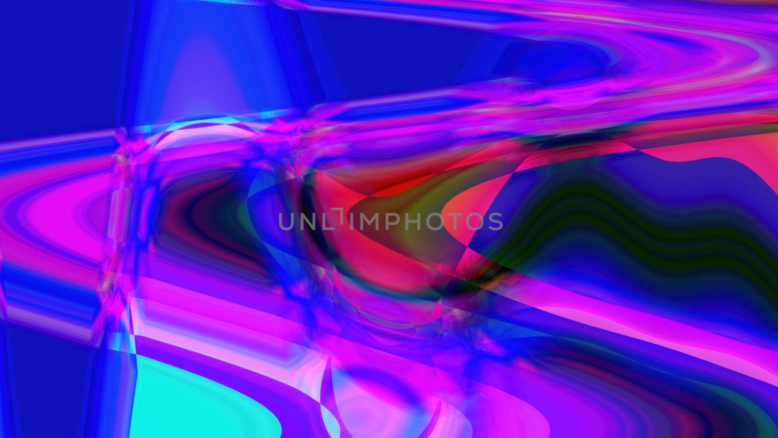 Colorful psychedelic background. Computer generated 3d render