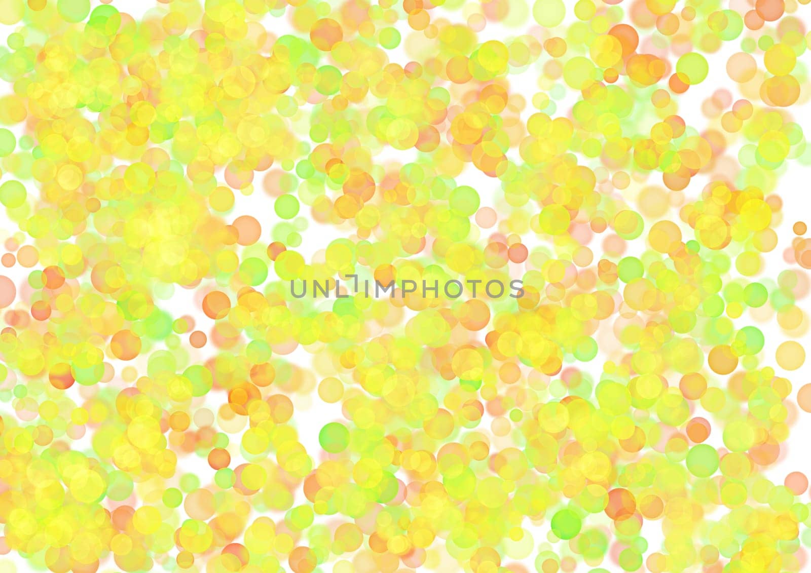 Abstract blurry bokeh background in yellow, green and brown