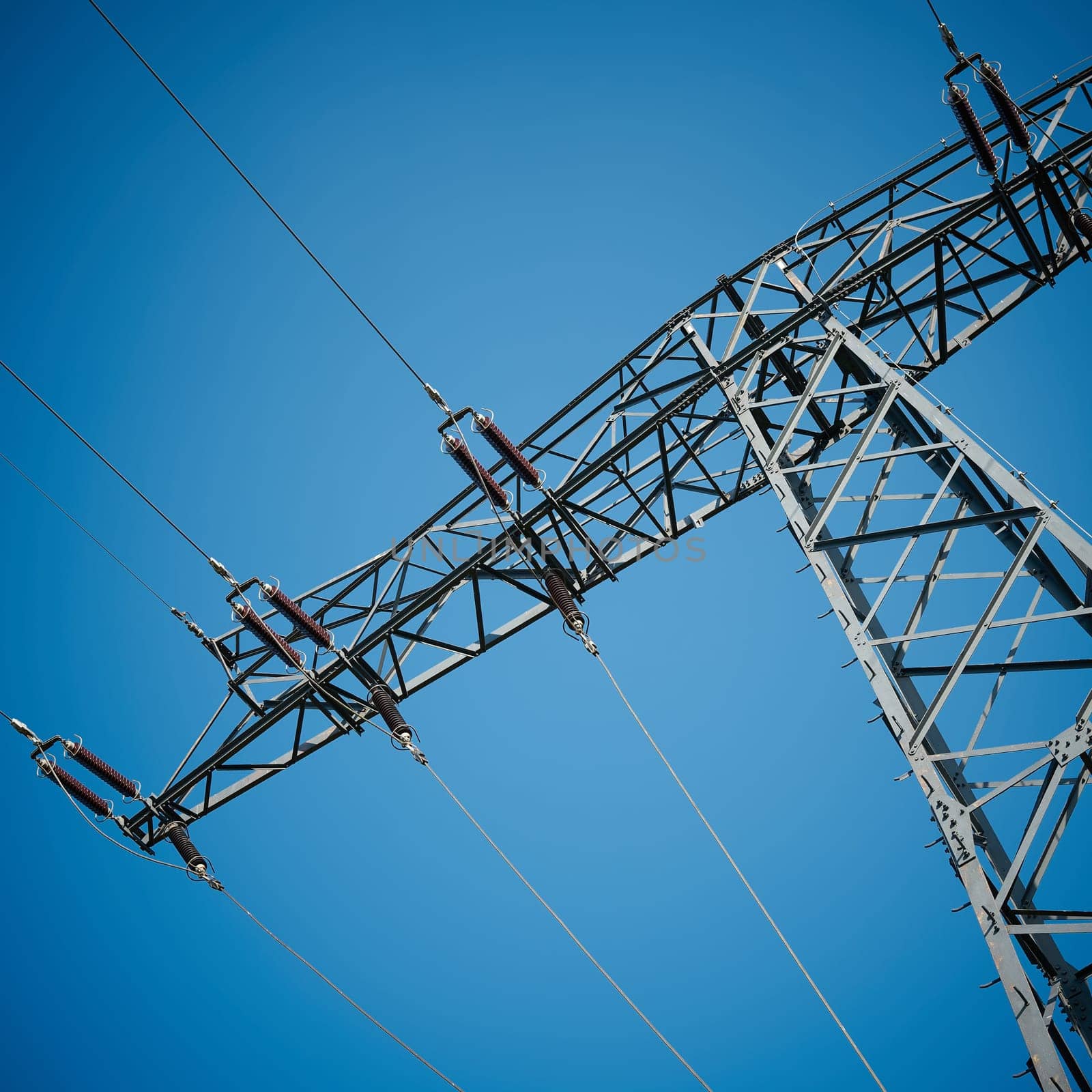 Power pole in germany for conducting electricity over long distances