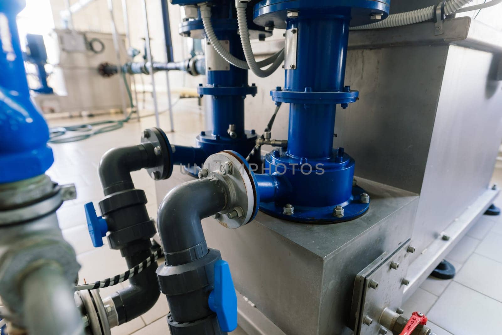 Boiler station and boiler room. Engine room, technical equipment