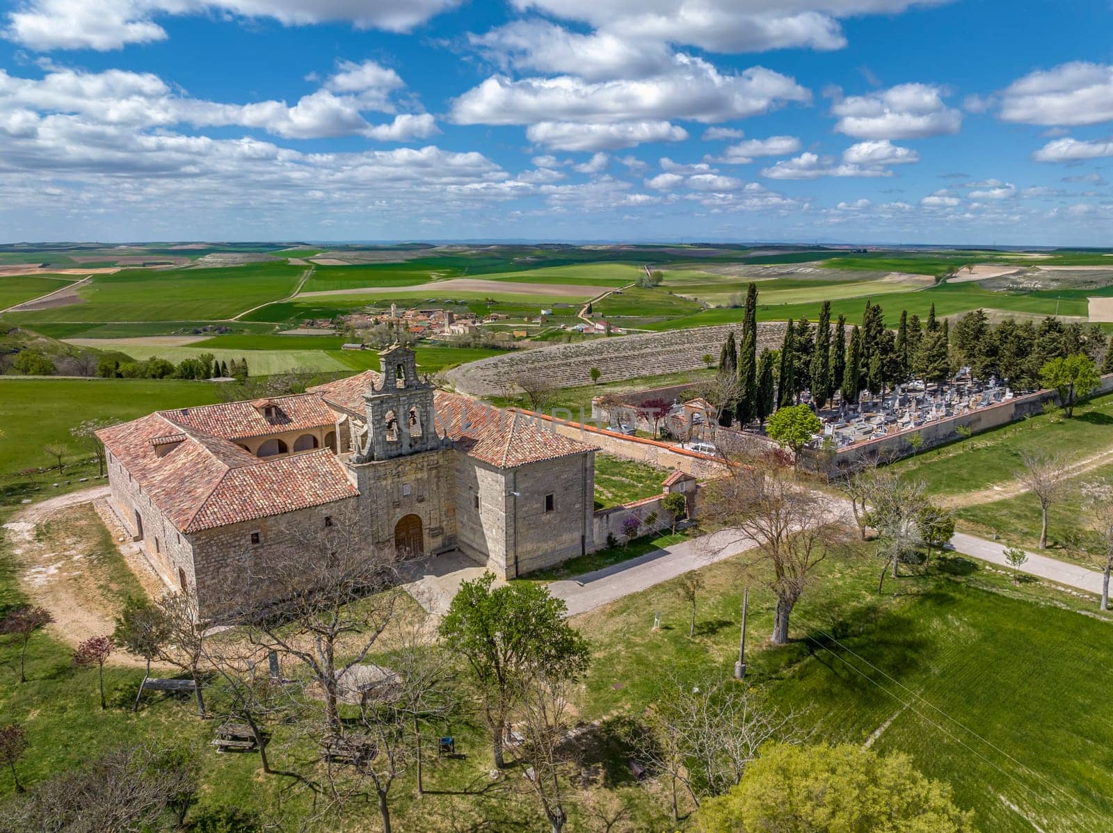 Hermitage of Our Lady of Tiedra la Vieja, in the province of Valladolid Spain