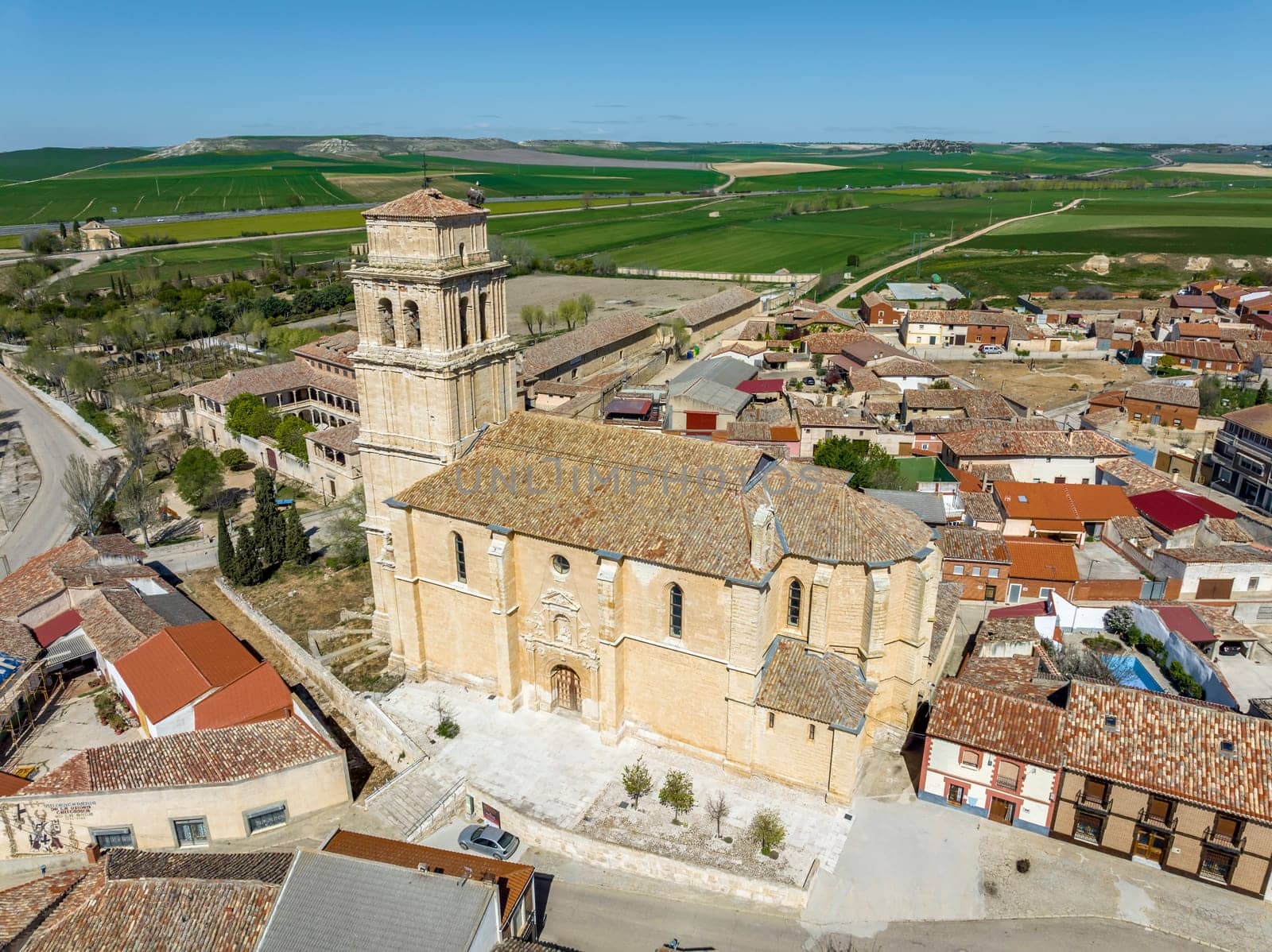 Church of San Martin de Tours in the city of Mota del Marques province of Valladolid Spain