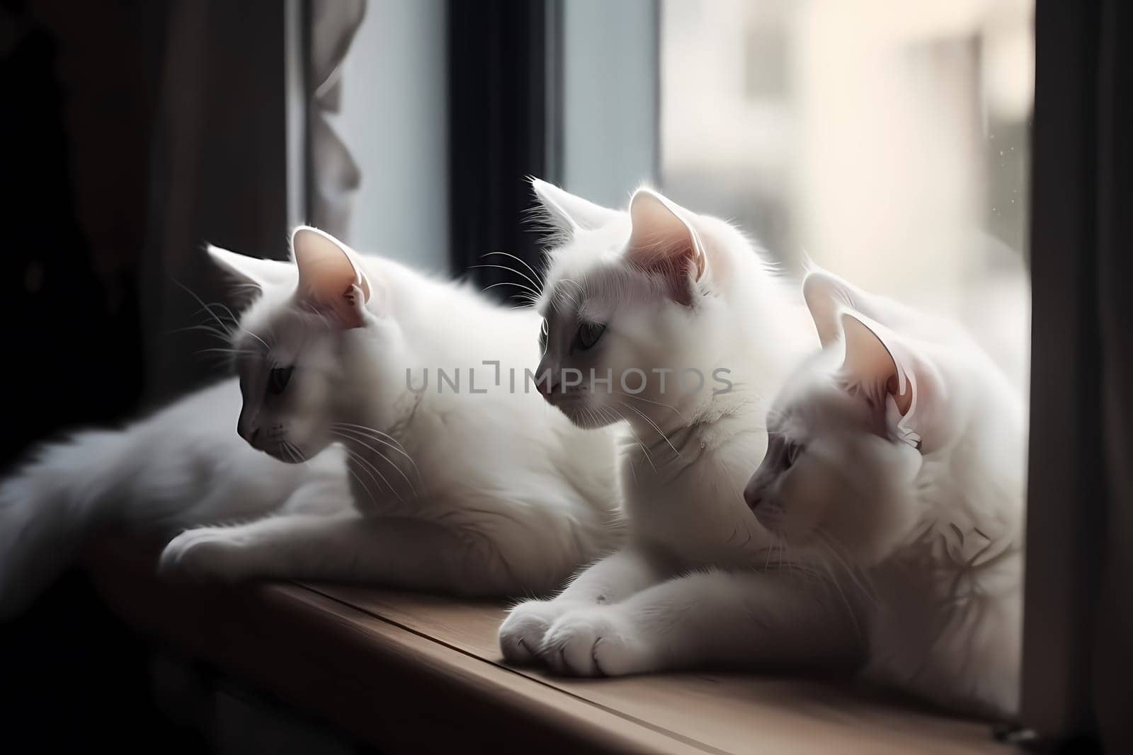 These adorable little ones are sound asleep and snuggled up together, cozily soaking up the warm sunlight coming through the window.