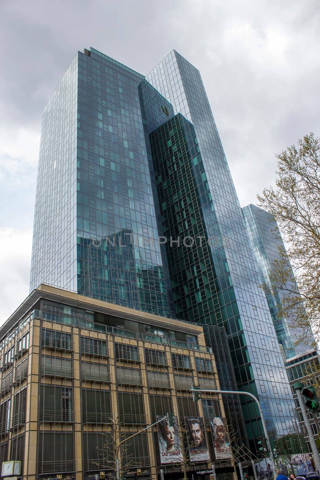 Financial disctrict in Frankfurt  Germany