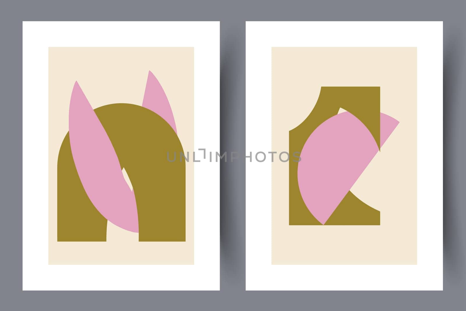 Still life flower nordic plant wall art print. Printable minimal abstract flower poster. Contemporary decorative background with plant. Wall artwork for interior design.
