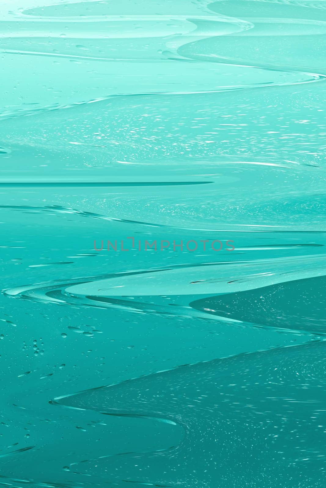 Abstract green color waves. Vertically.