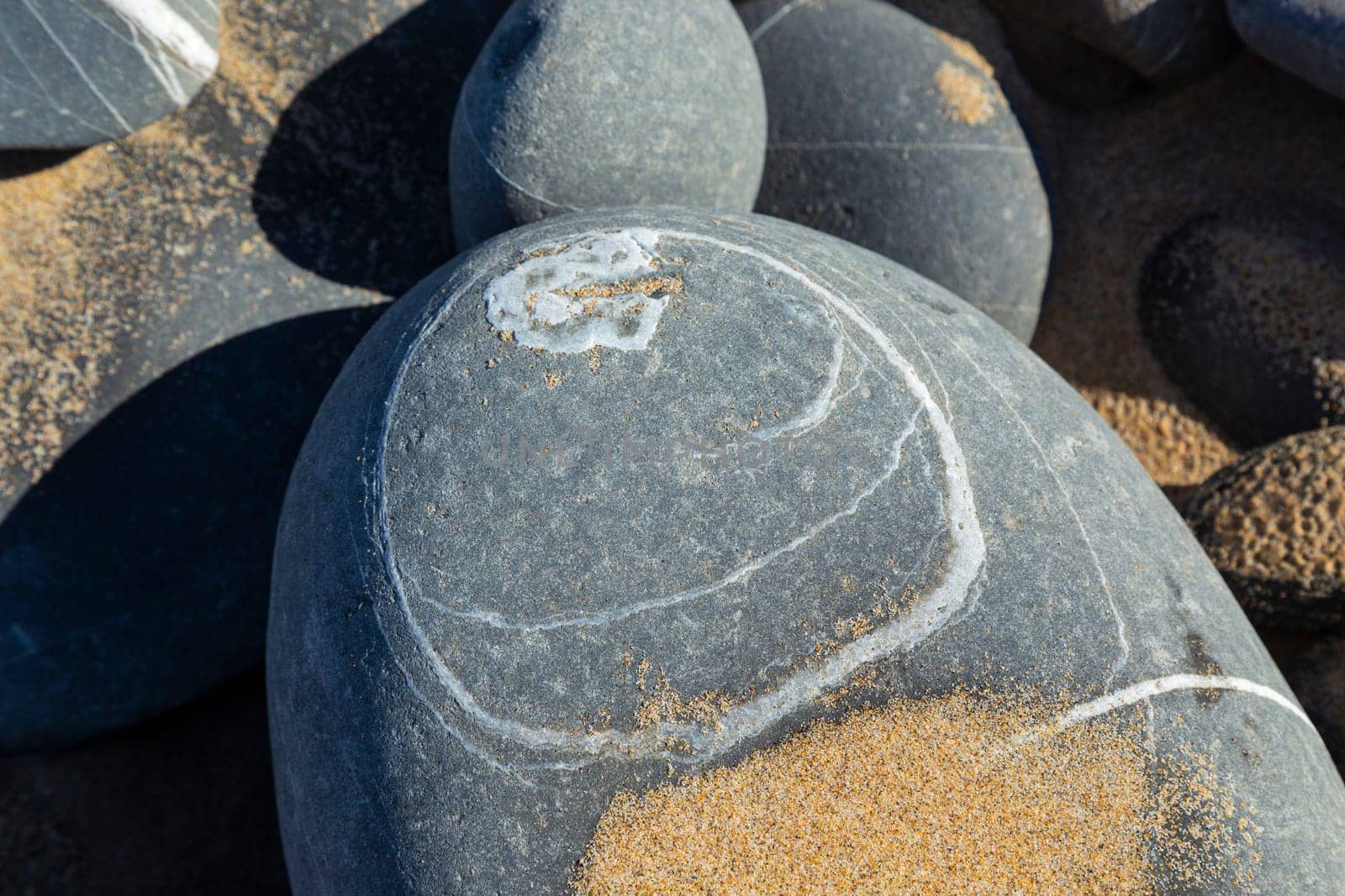 Beach rocks detail, coast of Portugal. Aljezur. Algarve